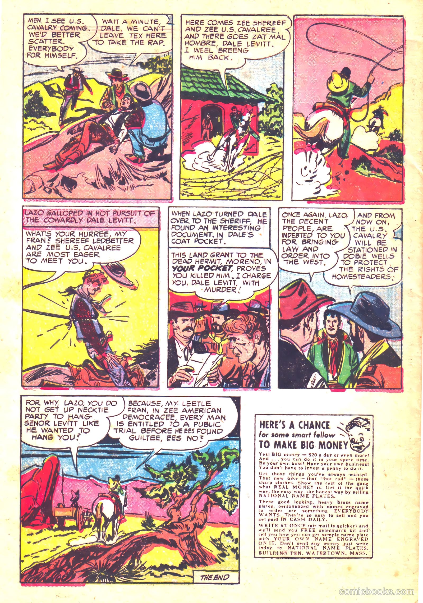 Prize Comics Western #110 — page 28 of 36