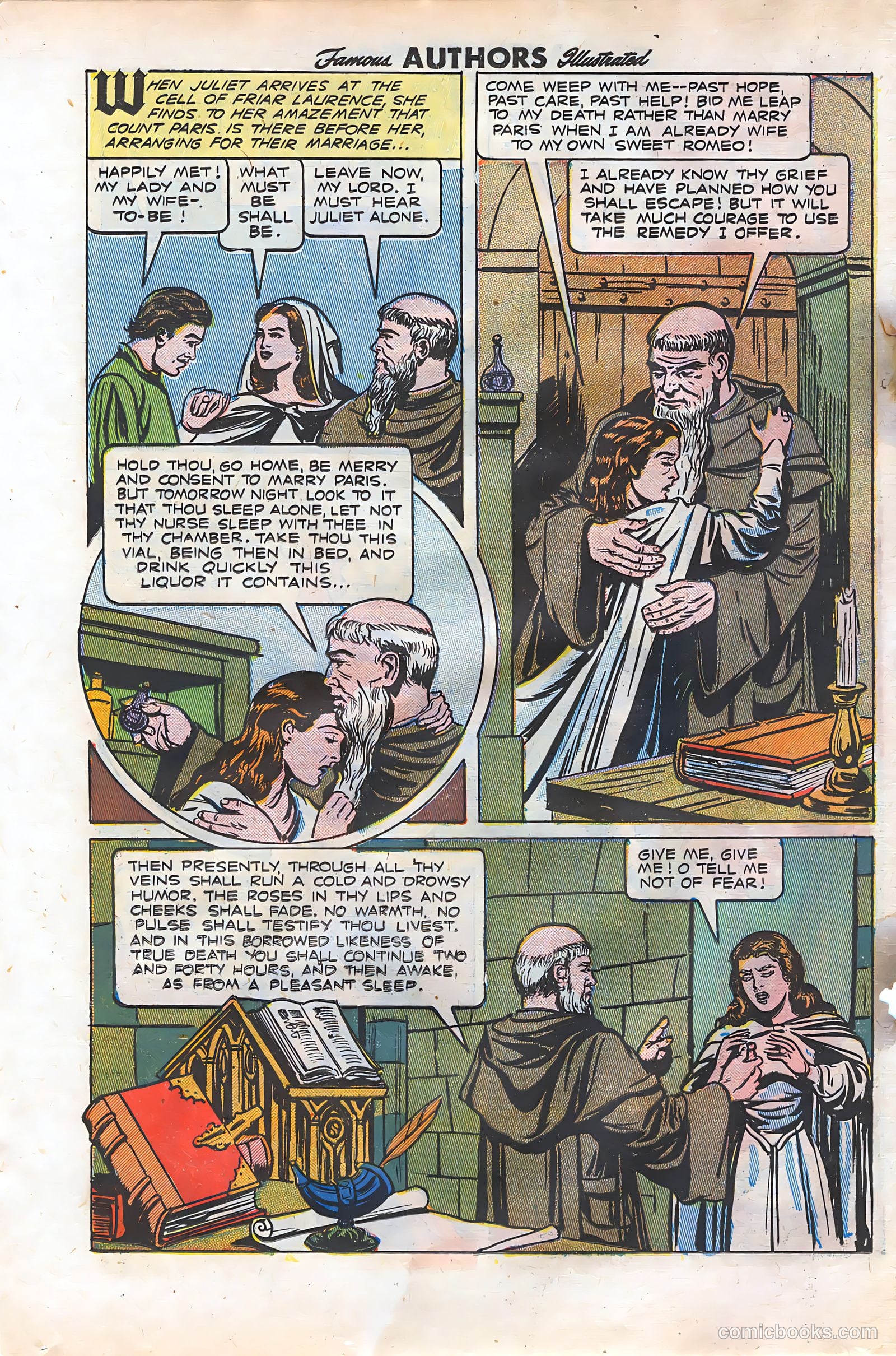 Stories By Famous Authors Illustrated 10 - Romeo and Juliet #1 — page 22 of 36