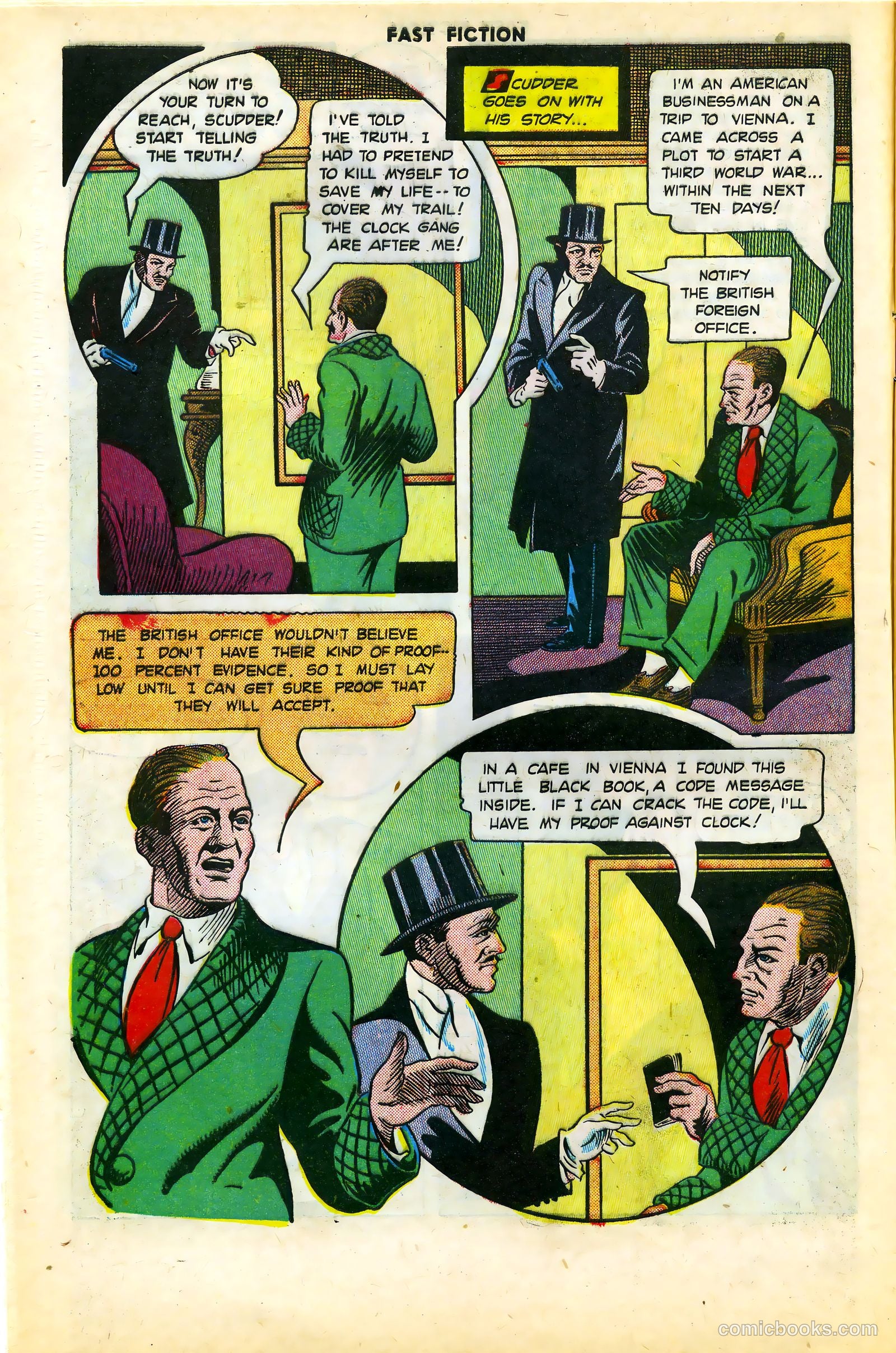 Stories By Famous Authors Illustrated 4 - The 39 Steps #1 — page 8 of 52