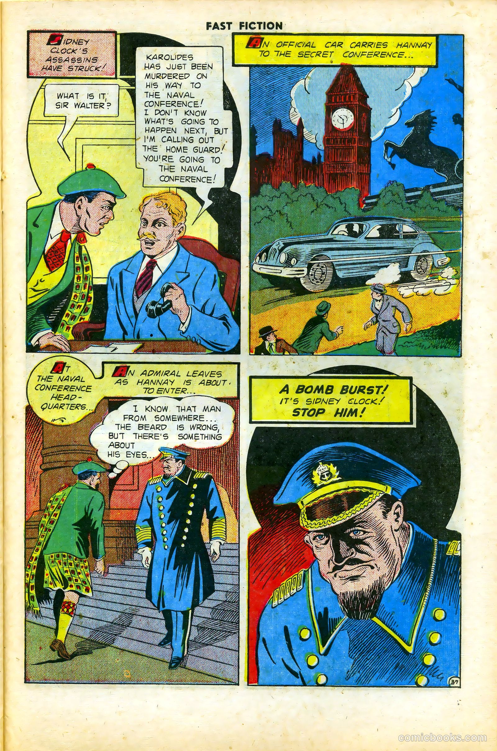 Stories By Famous Authors Illustrated 4 - The 39 Steps #1 — page 39 of 52