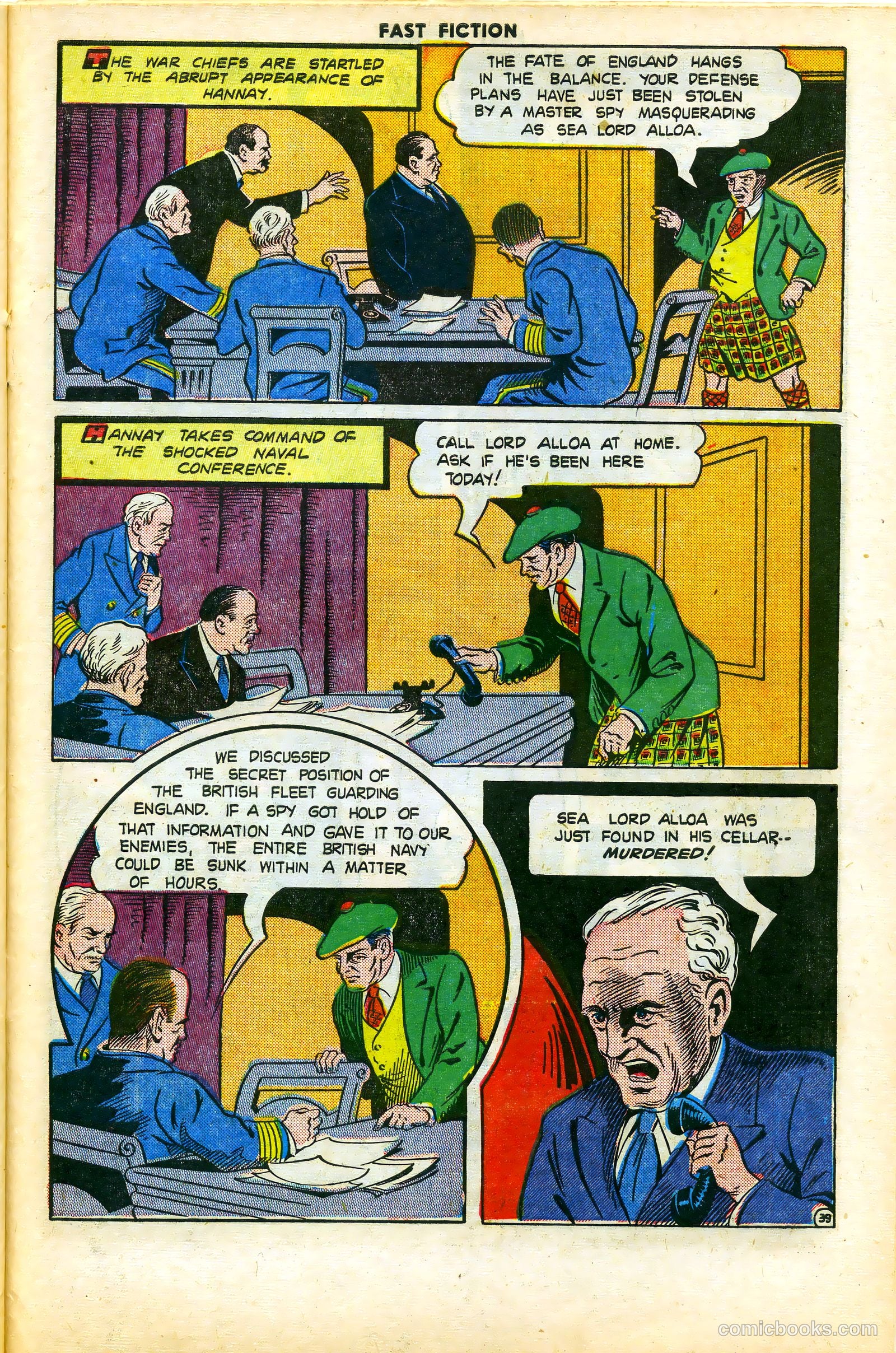 Stories By Famous Authors Illustrated 4 - The 39 Steps #1 — page 41 of 52