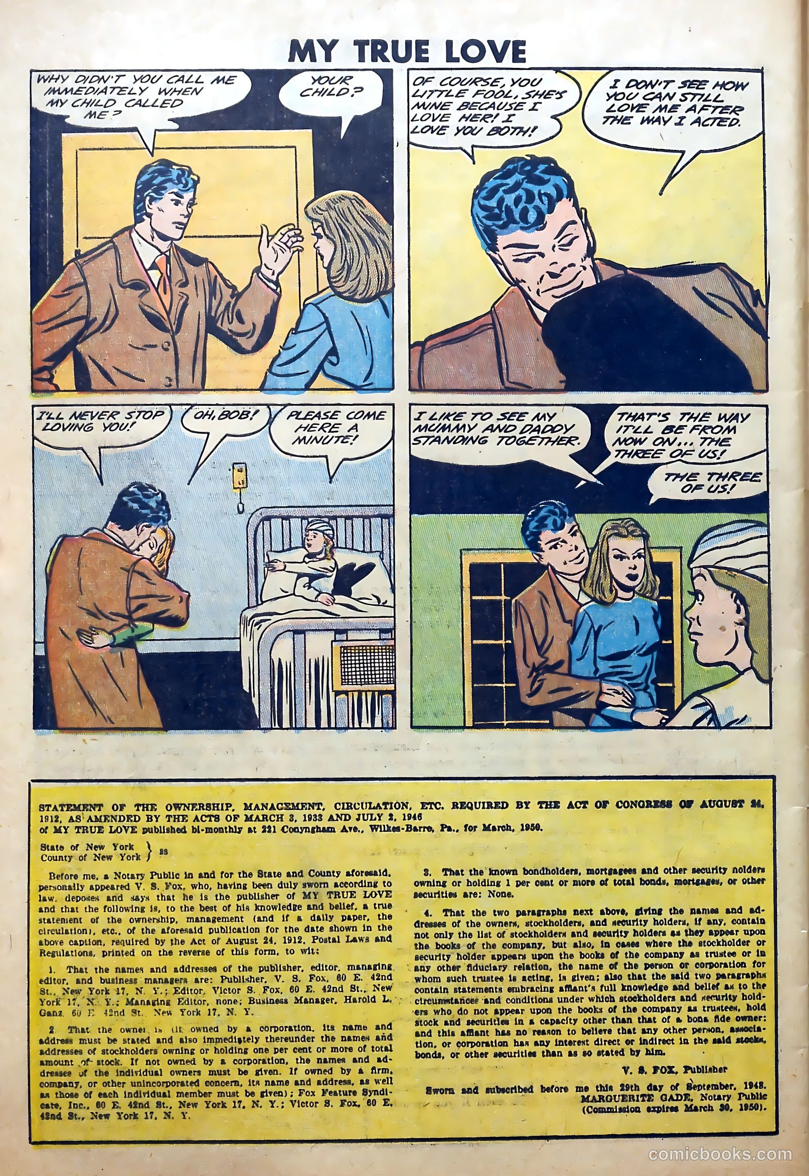 My True Love #69 — page 32 of 36
