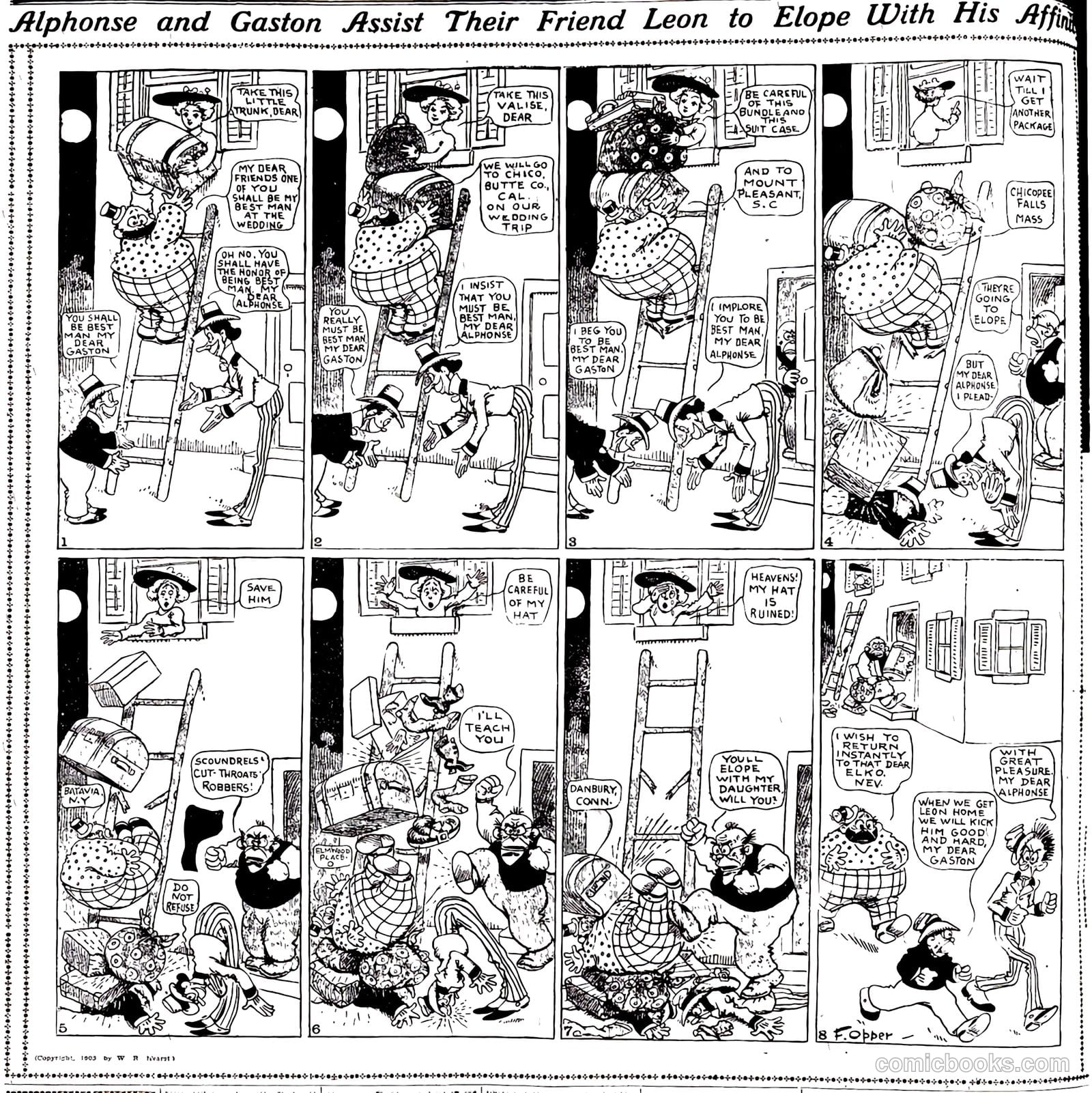 Alphonse and Gaston #nn — page 54 of 56