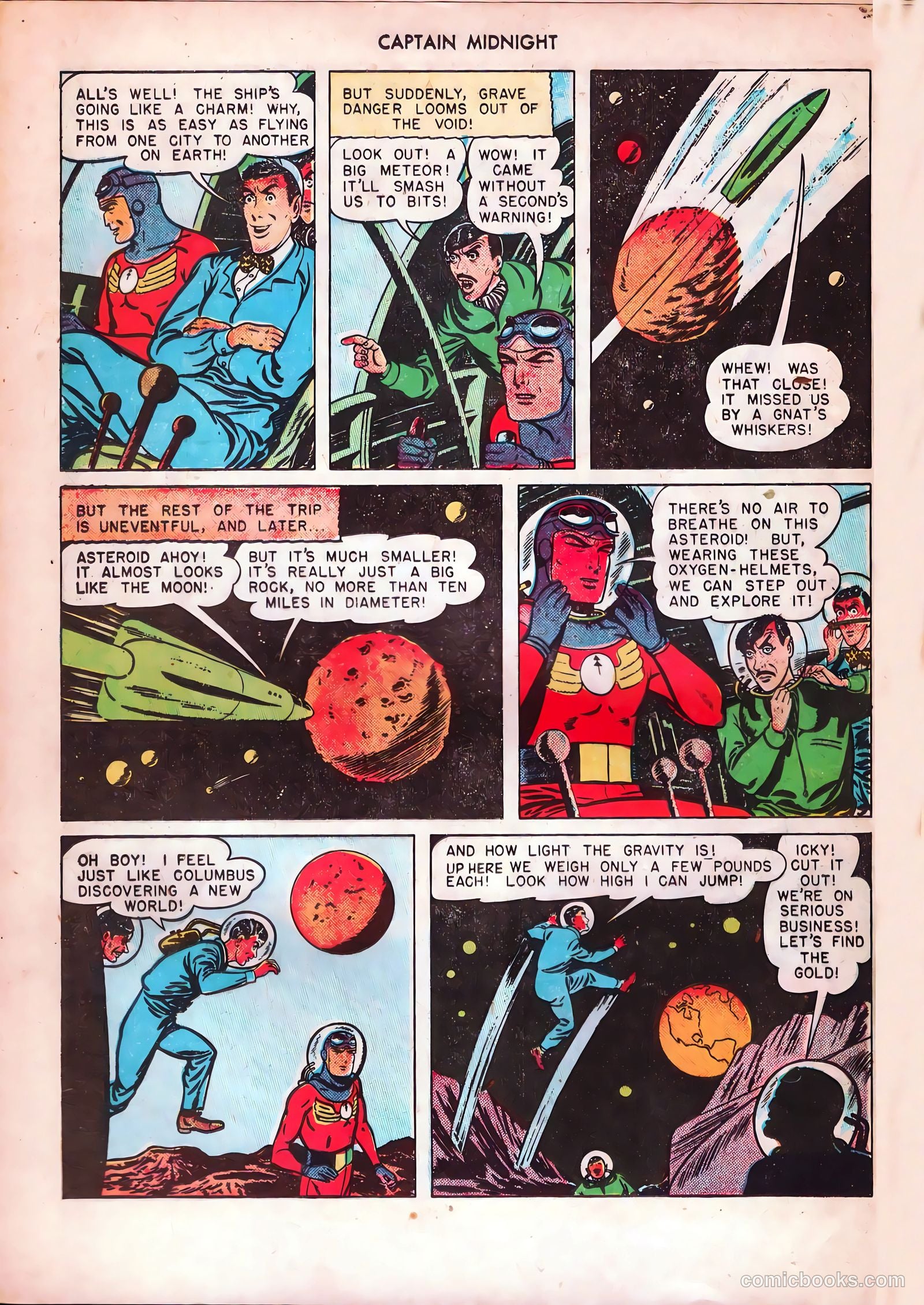 captain midnight in outer space #nn — page 6 of 110