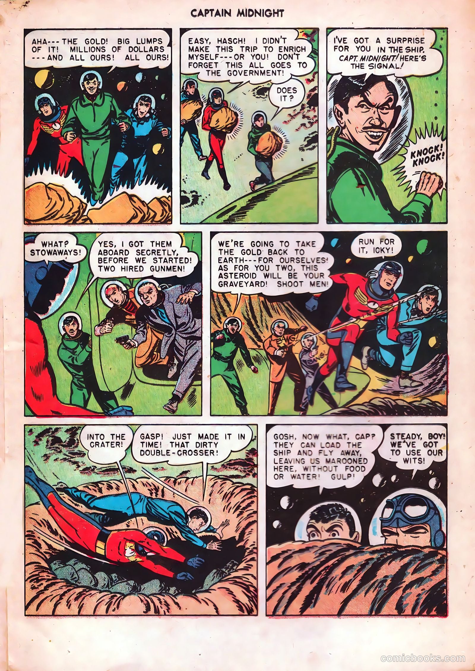 captain midnight in outer space #nn — page 7 of 110