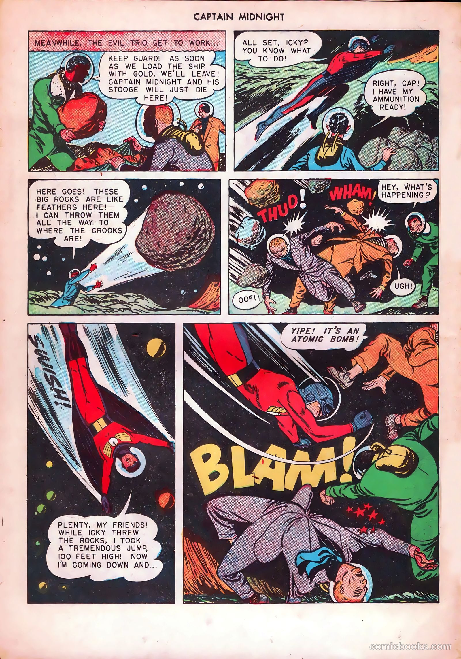 captain midnight in outer space #nn — page 8 of 110