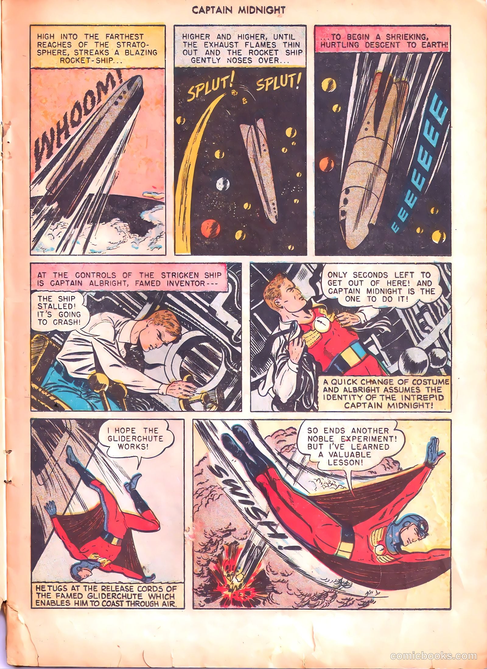 captain midnight in outer space #nn — page 12 of 110