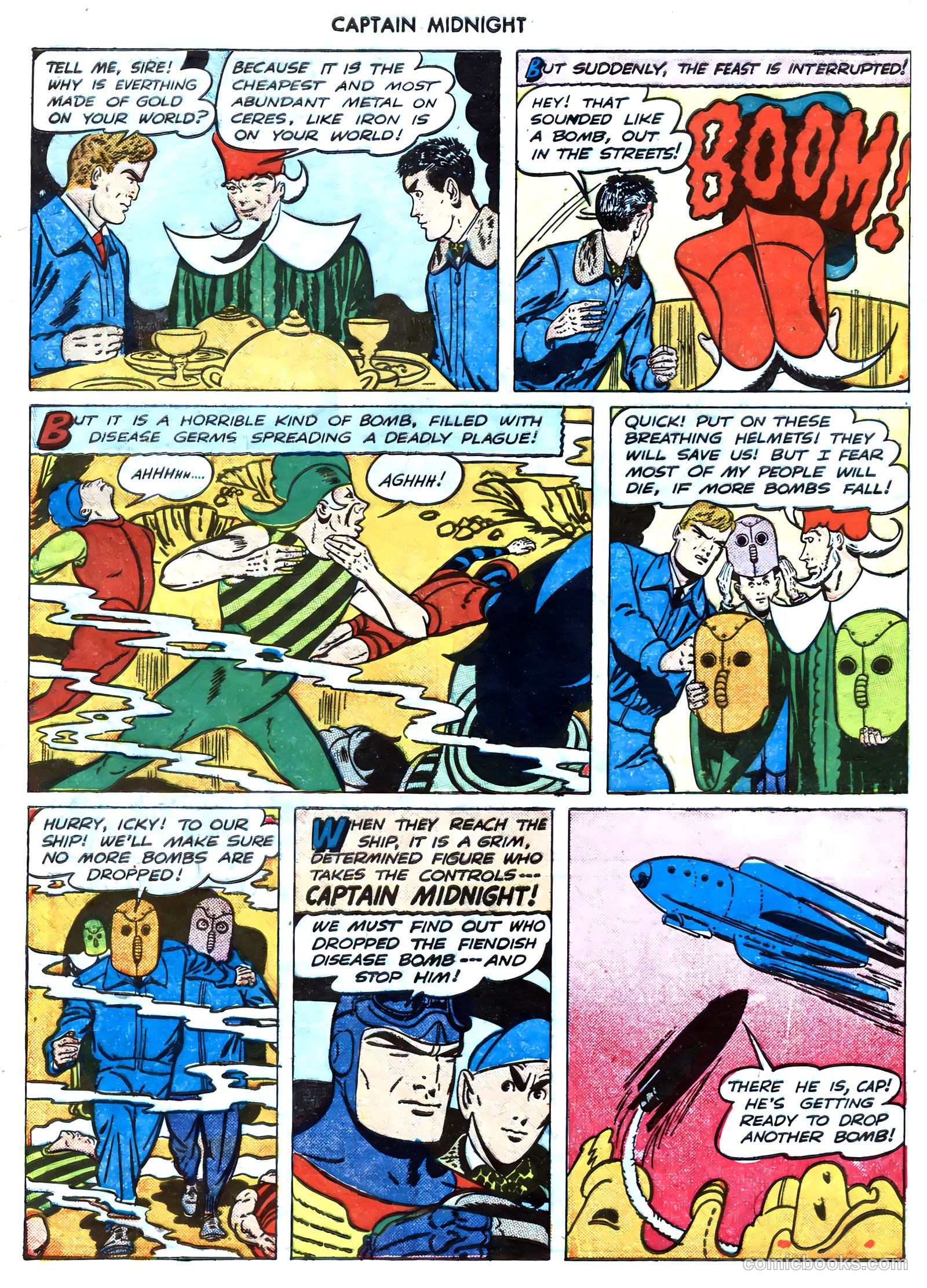 captain midnight in outer space #nn — page 45 of 110
