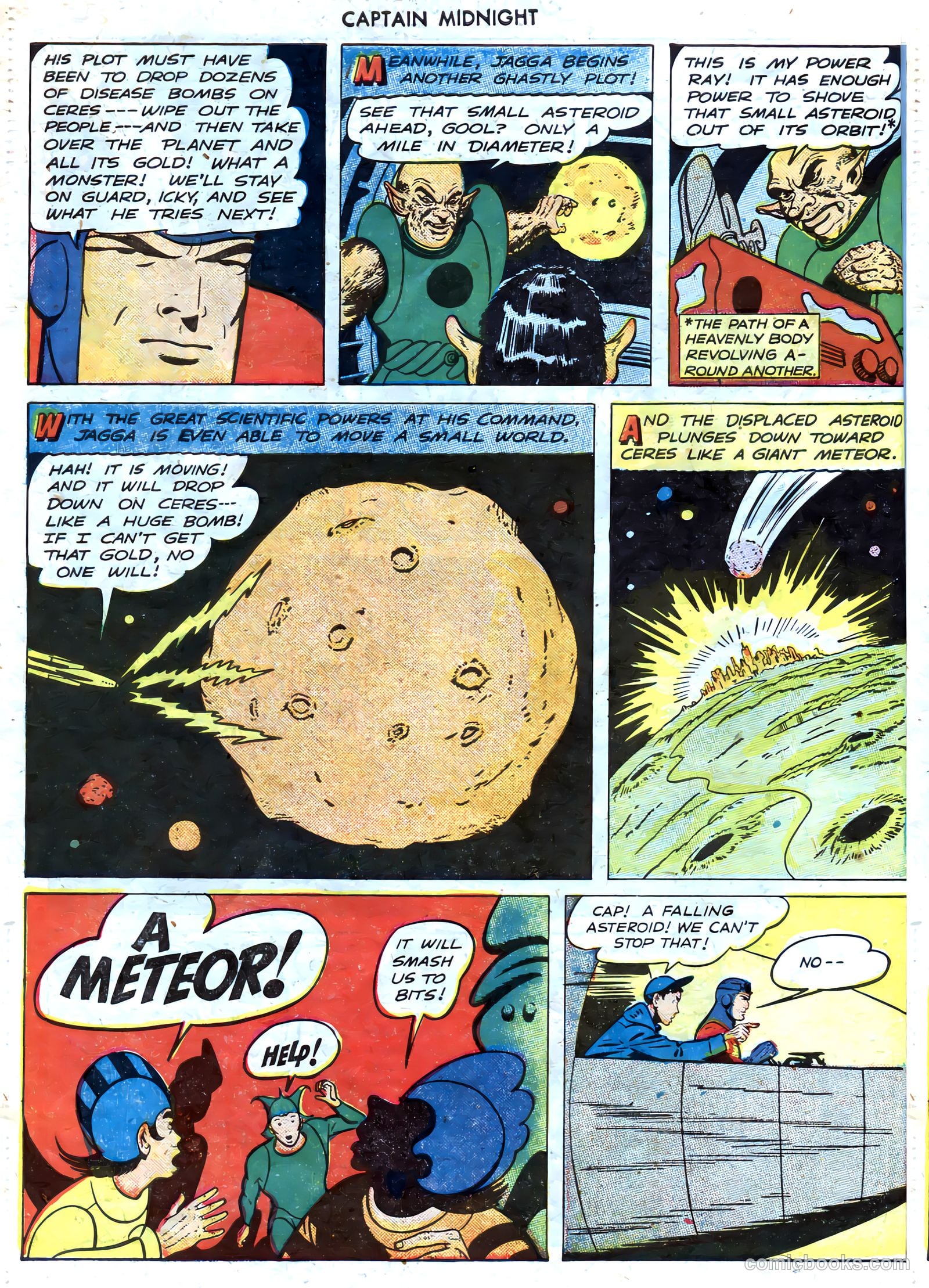 captain midnight in outer space #nn — page 47 of 110