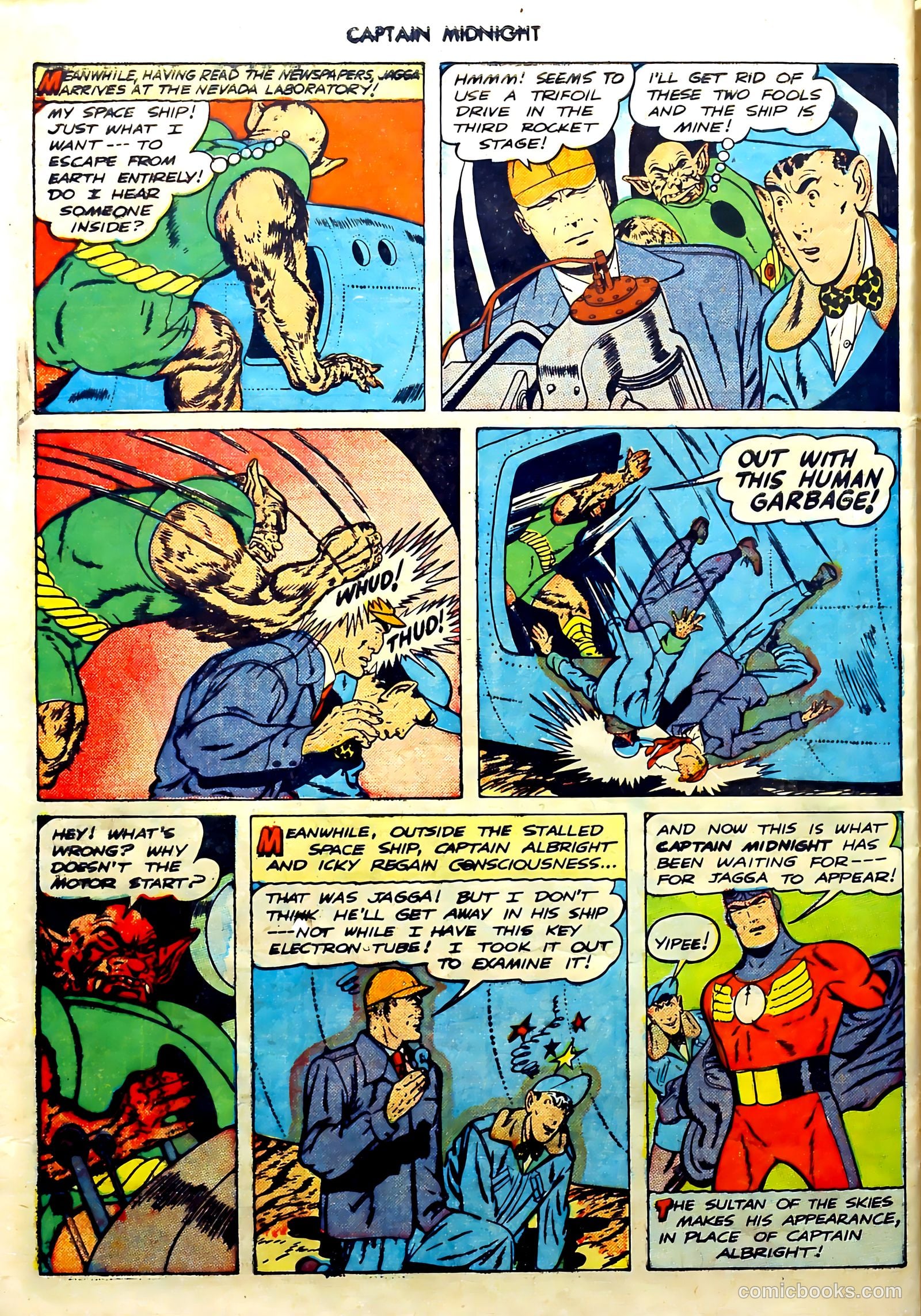 captain midnight in outer space #nn — page 63 of 110