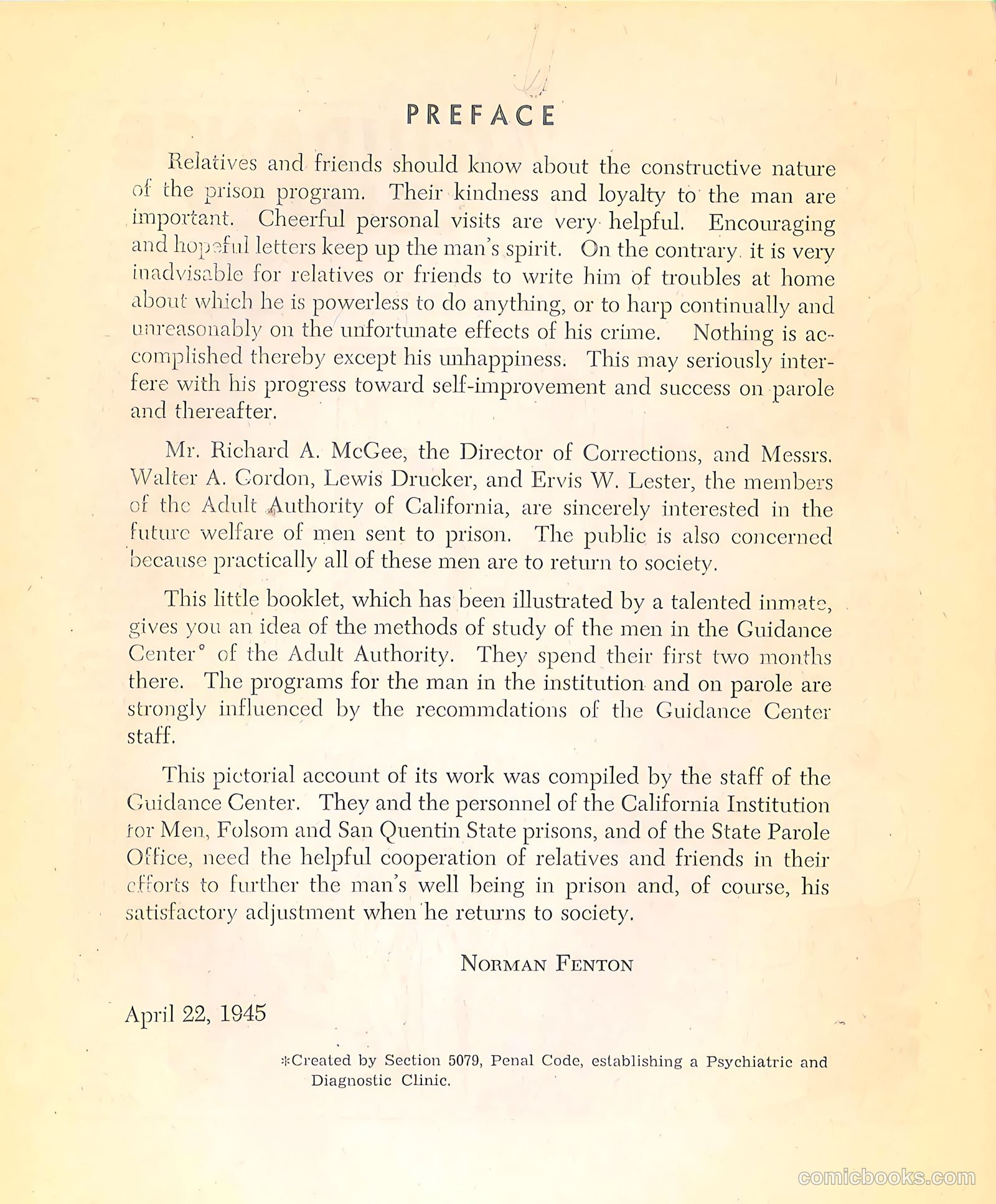 The Guidance Center of the Adult Authority #nn — page 2 of 12