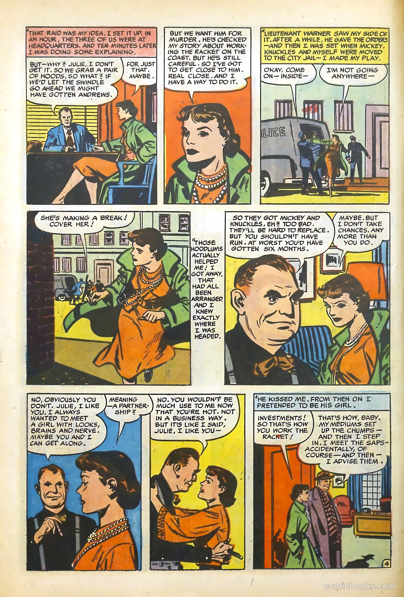 Justice Traps the Guilty #72 — page 6 of 37