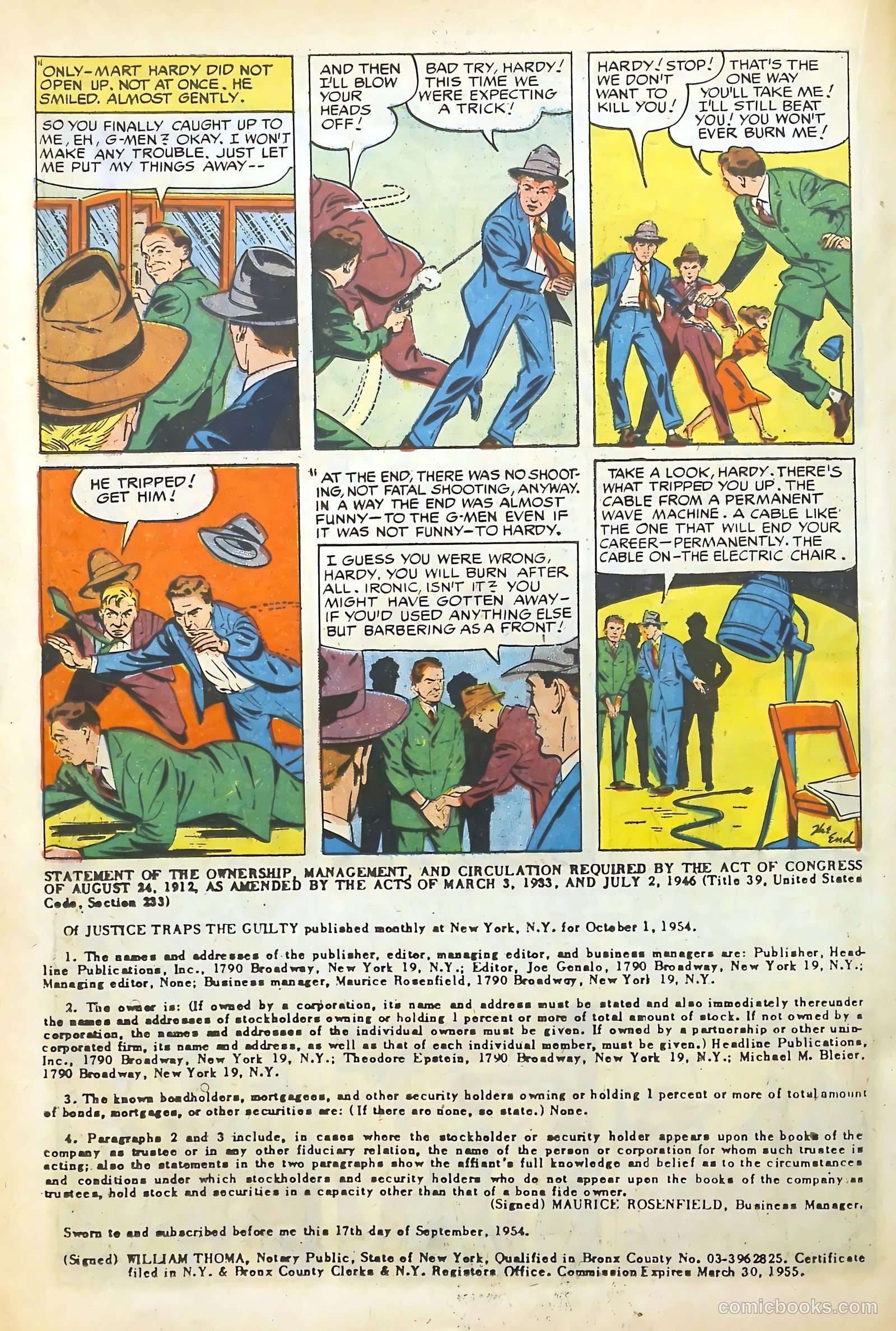 Justice Traps the Guilty #72 — page 26 of 37