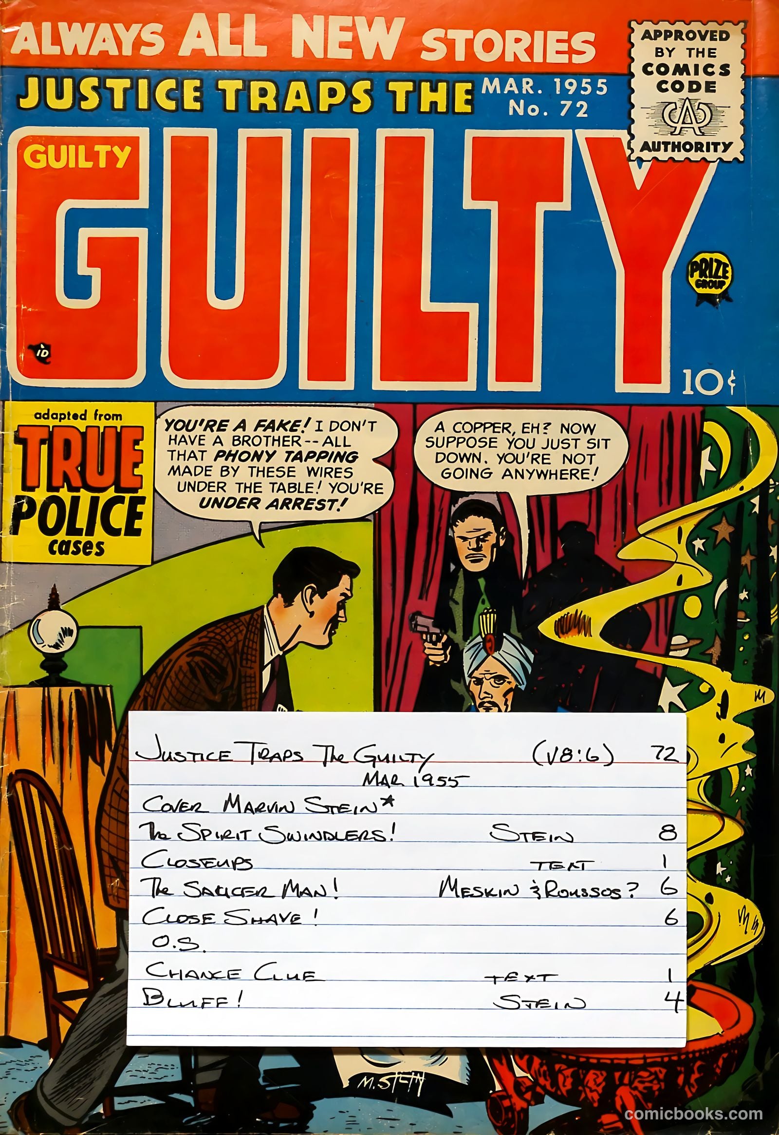 Justice Traps the Guilty #72 — page 37 of 37