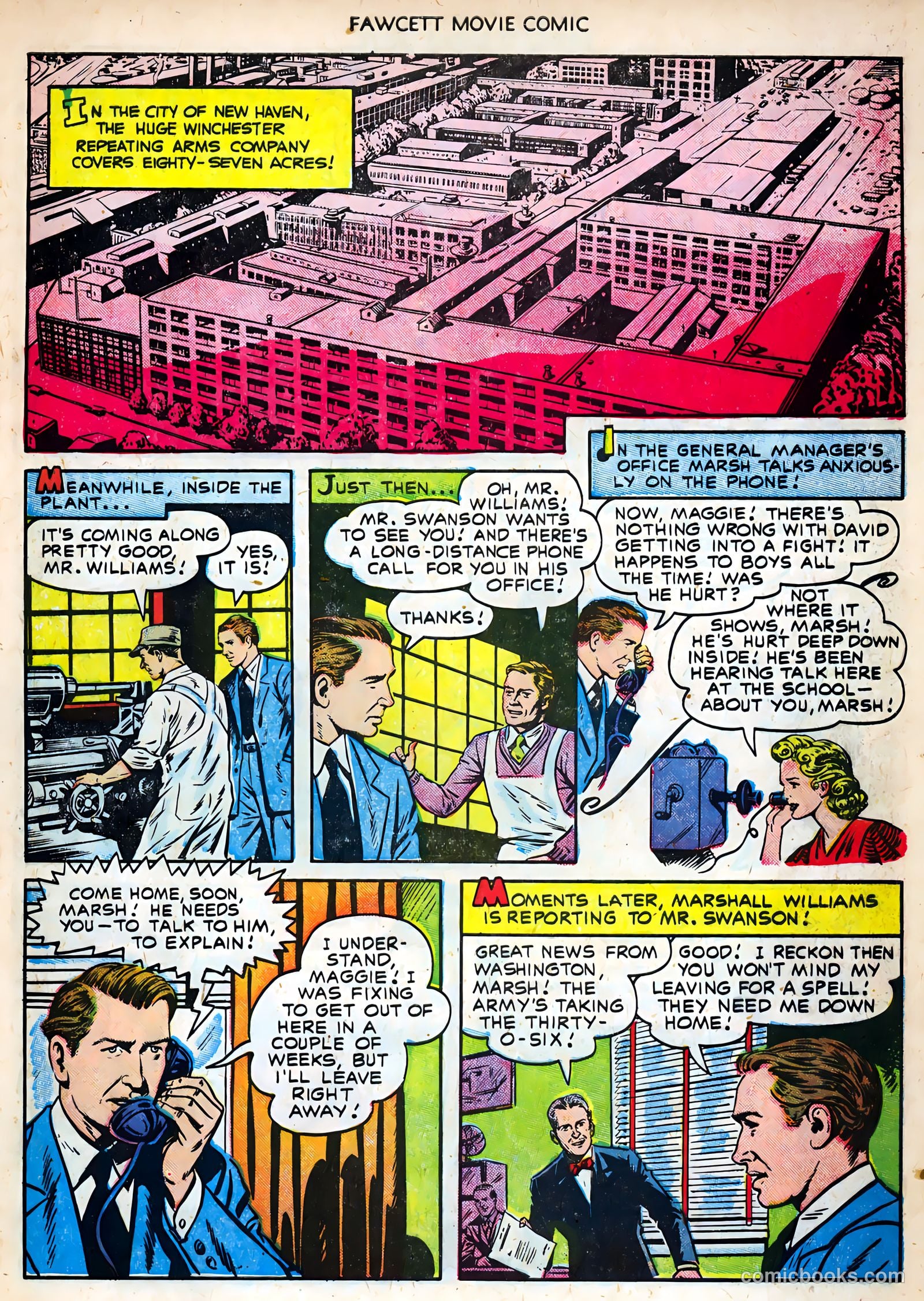 Fawcett Movie Comic 19 - Carbine Williams #1 — page 5 of 36