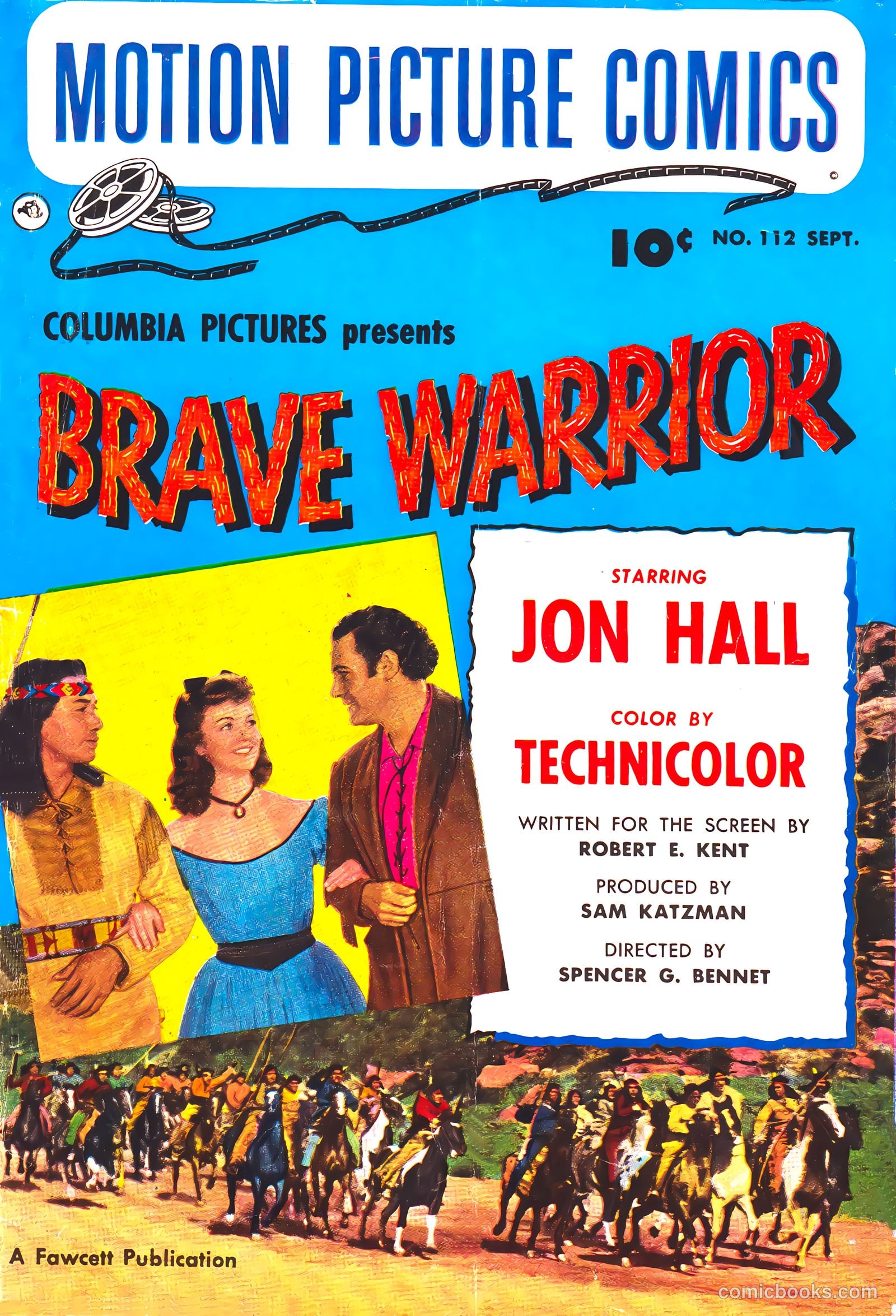 Motion Picture Comics 112 Brave Warrior #1 — page 1 of 36