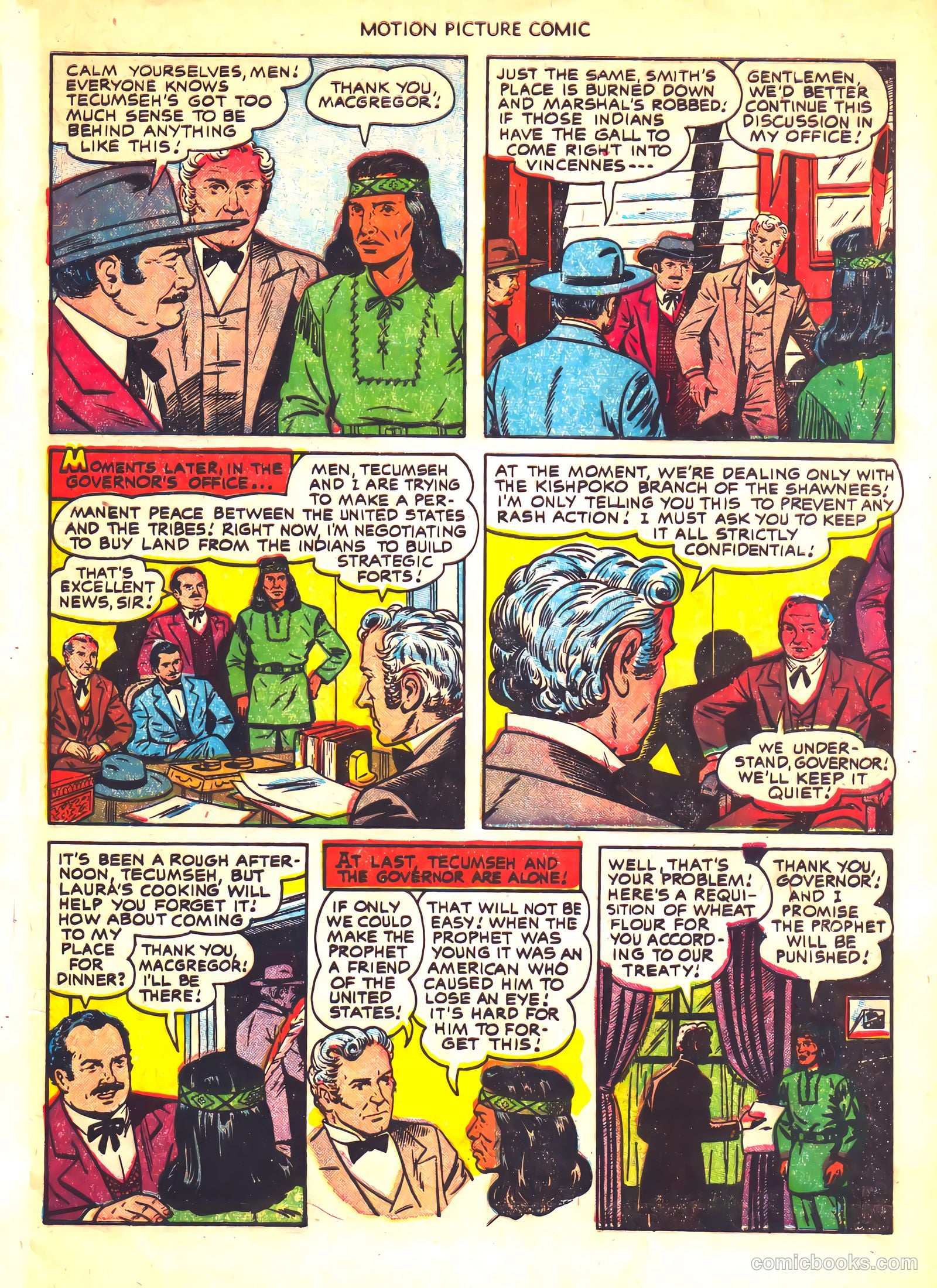 Motion Picture Comics 112 Brave Warrior #1 — page 9 of 36