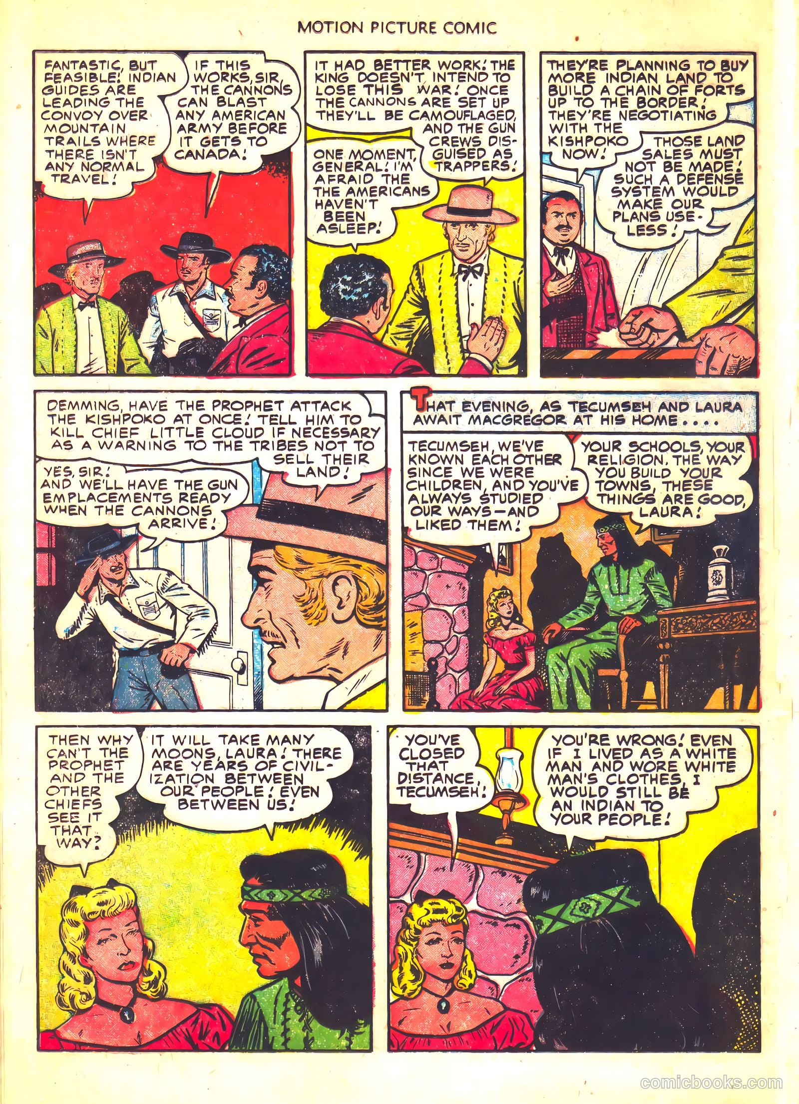Motion Picture Comics 112 Brave Warrior #1 — page 12 of 36