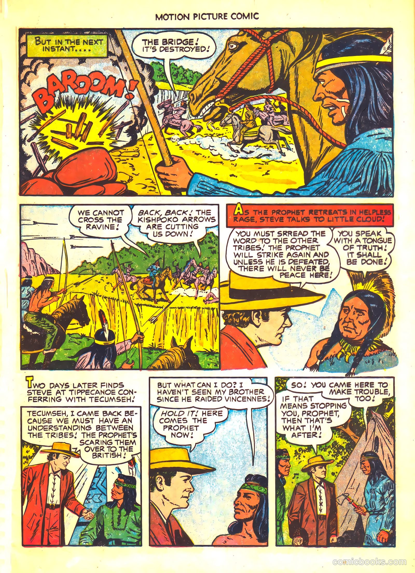 Motion Picture Comics 112 Brave Warrior #1 — page 15 of 36