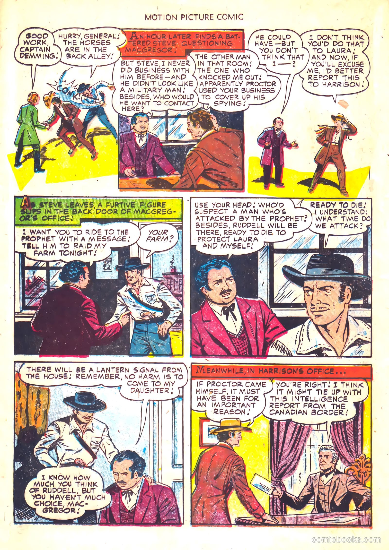 Motion Picture Comics 112 Brave Warrior #1 — page 20 of 36