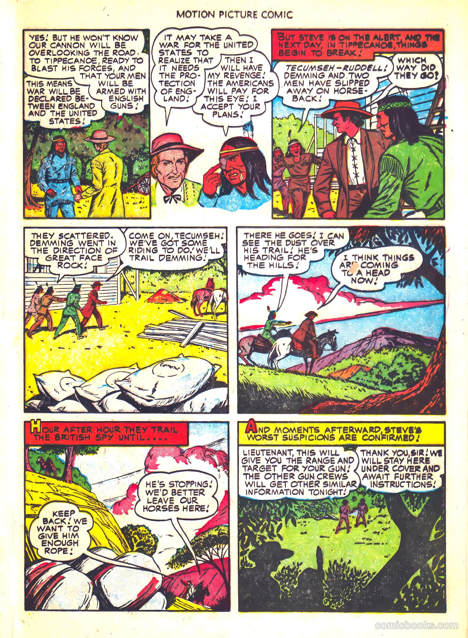 Motion Picture Comics 112 Brave Warrior #1 — page 25 of 36
