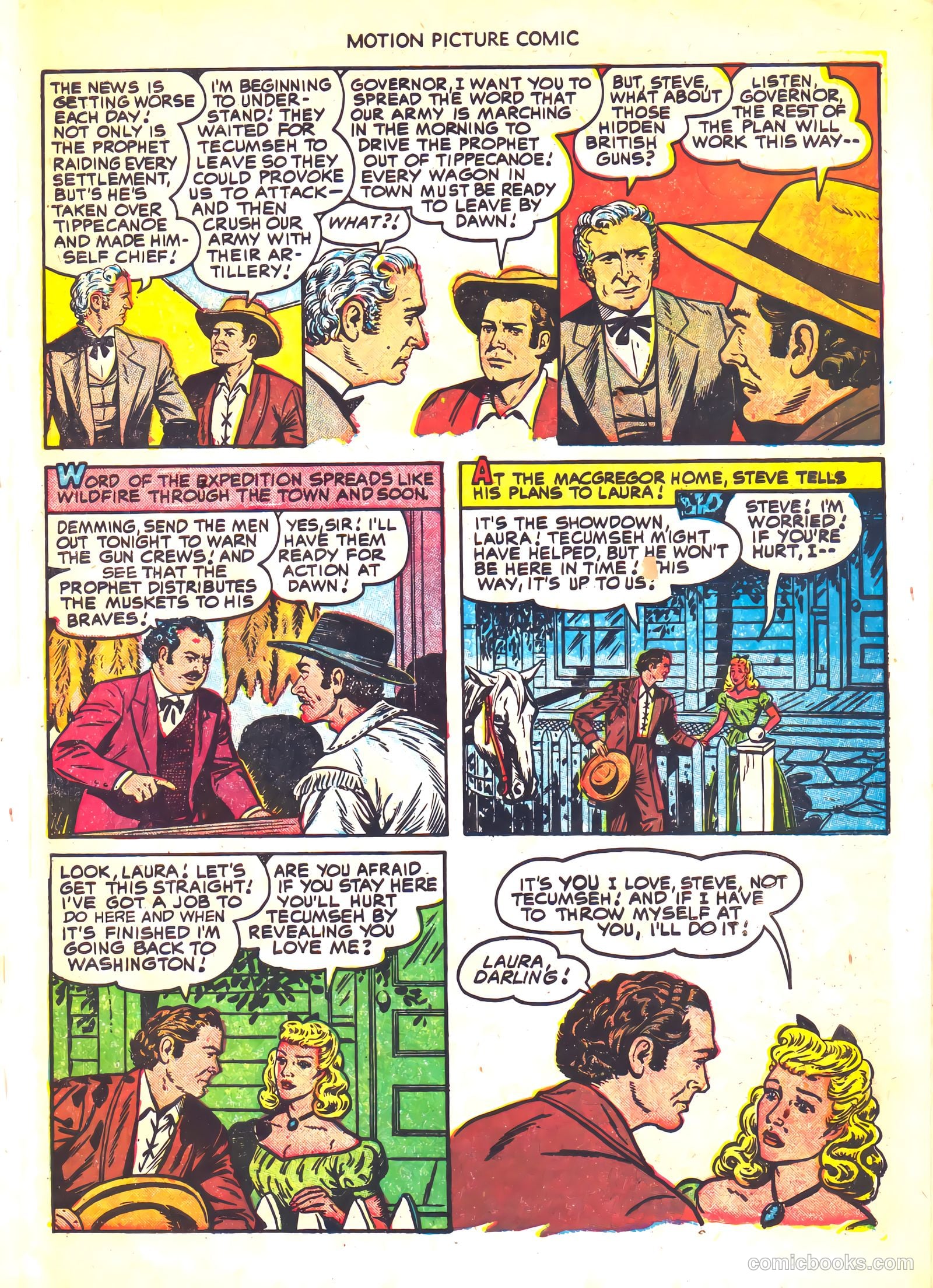 Motion Picture Comics 112 Brave Warrior #1 — page 27 of 36