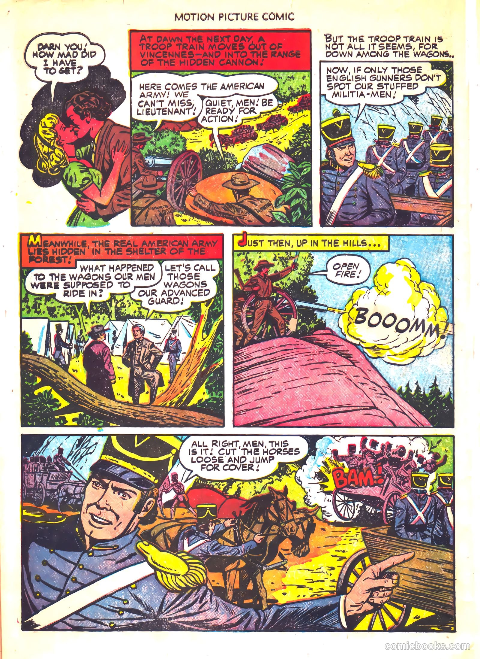 Motion Picture Comics 112 Brave Warrior #1 — page 28 of 36