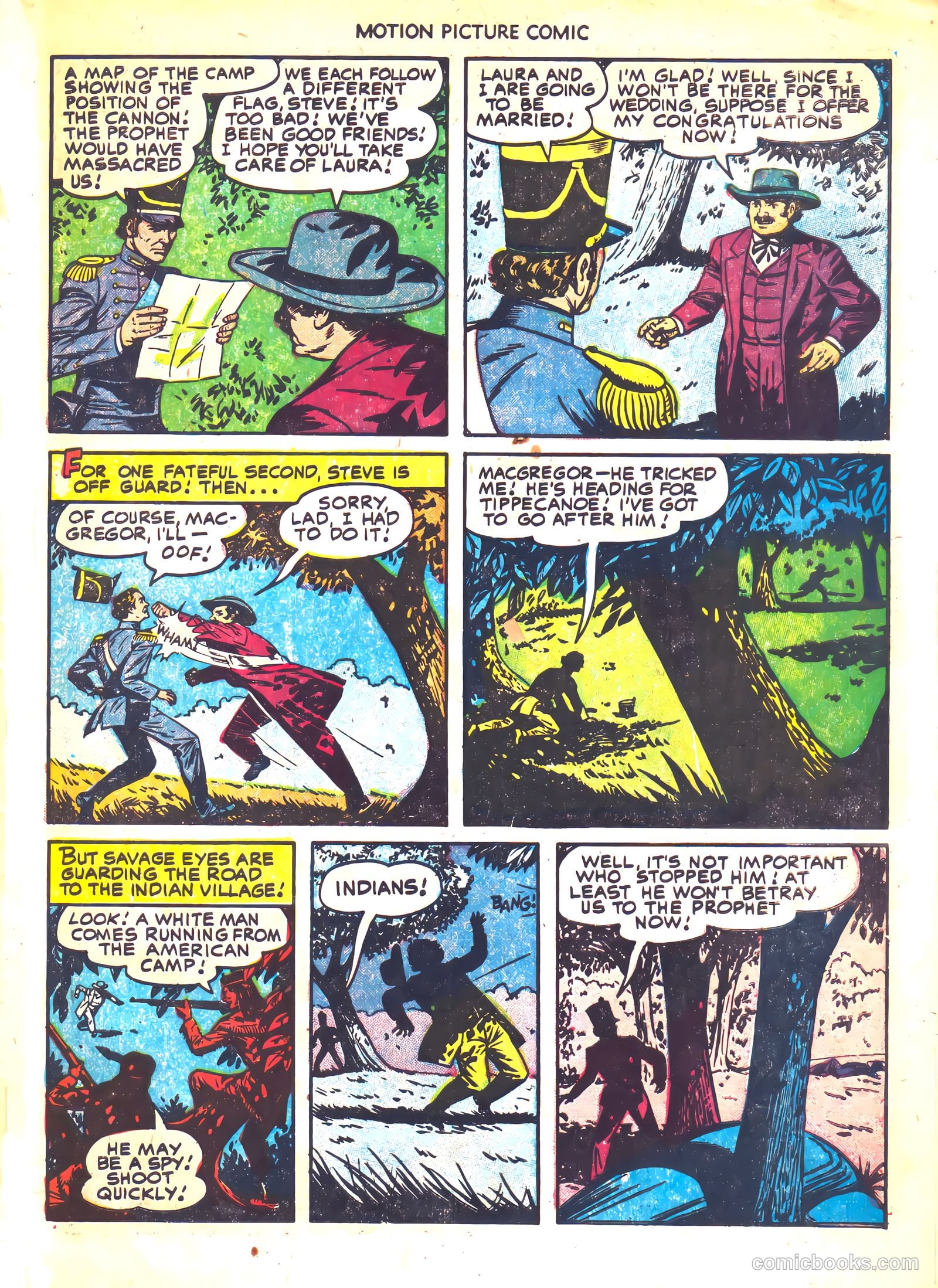 Motion Picture Comics 112 Brave Warrior #1 — page 31 of 36
