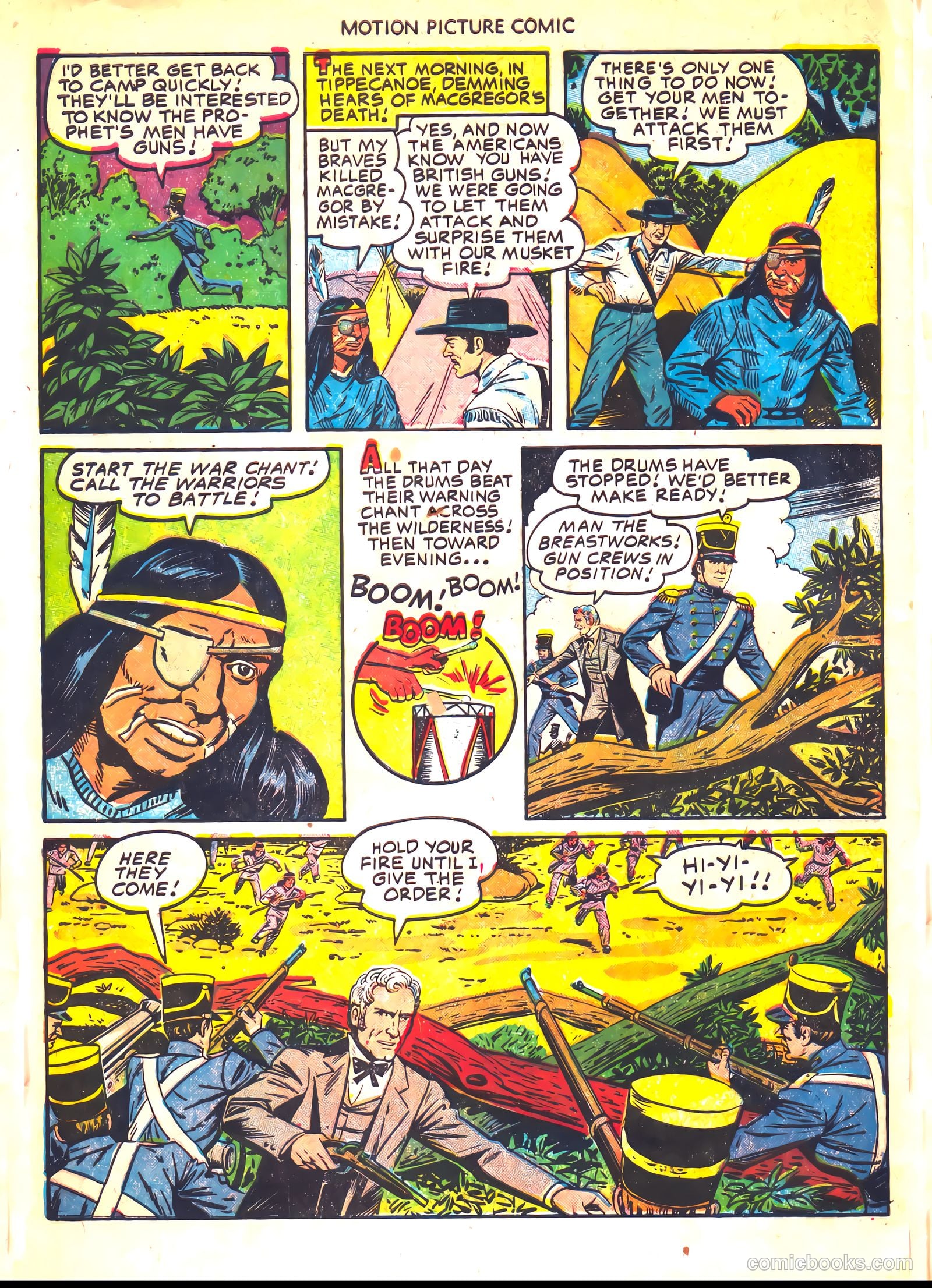 Motion Picture Comics 112 Brave Warrior #1 — page 32 of 36