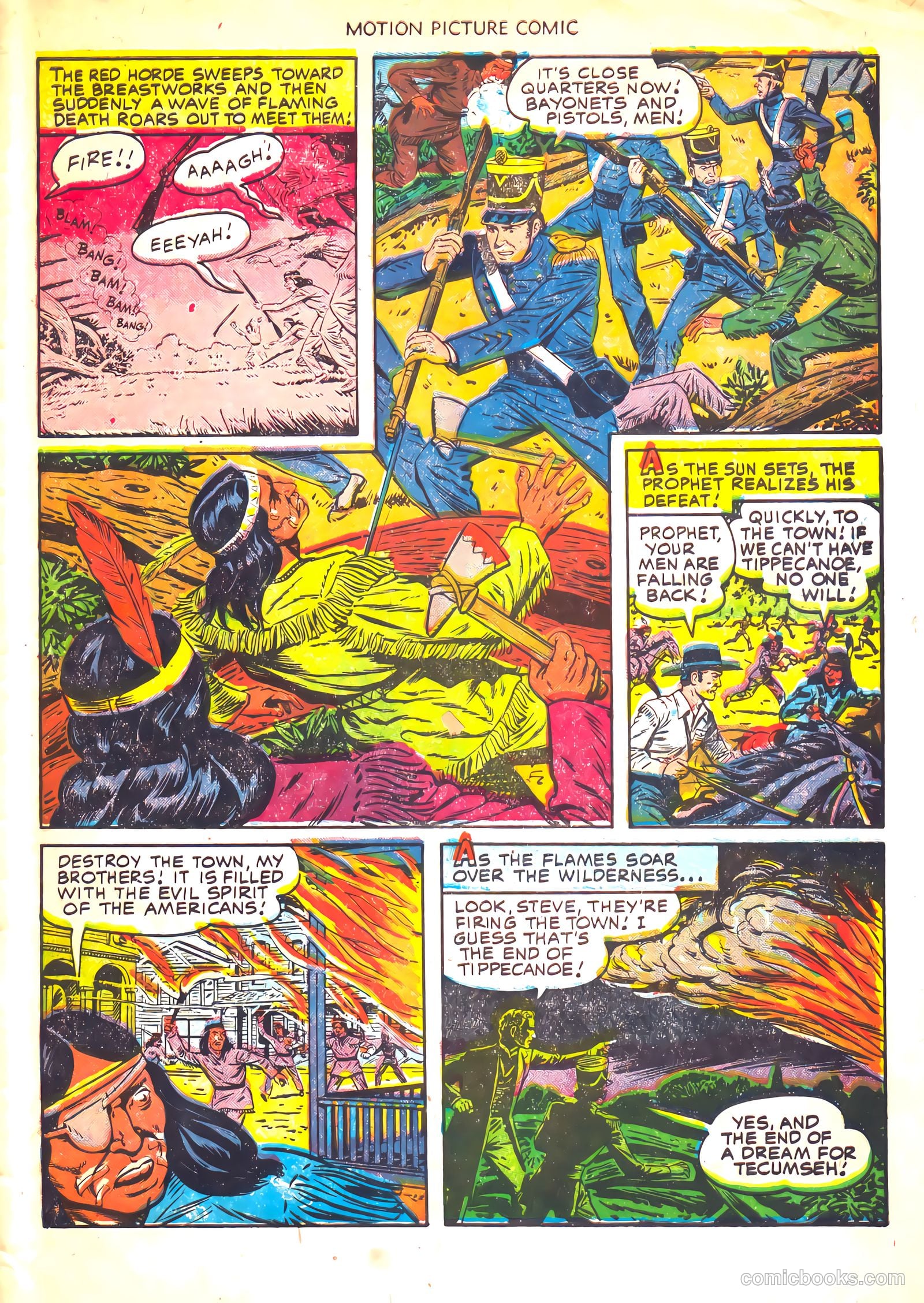 Motion Picture Comics 112 Brave Warrior #1 — page 33 of 36