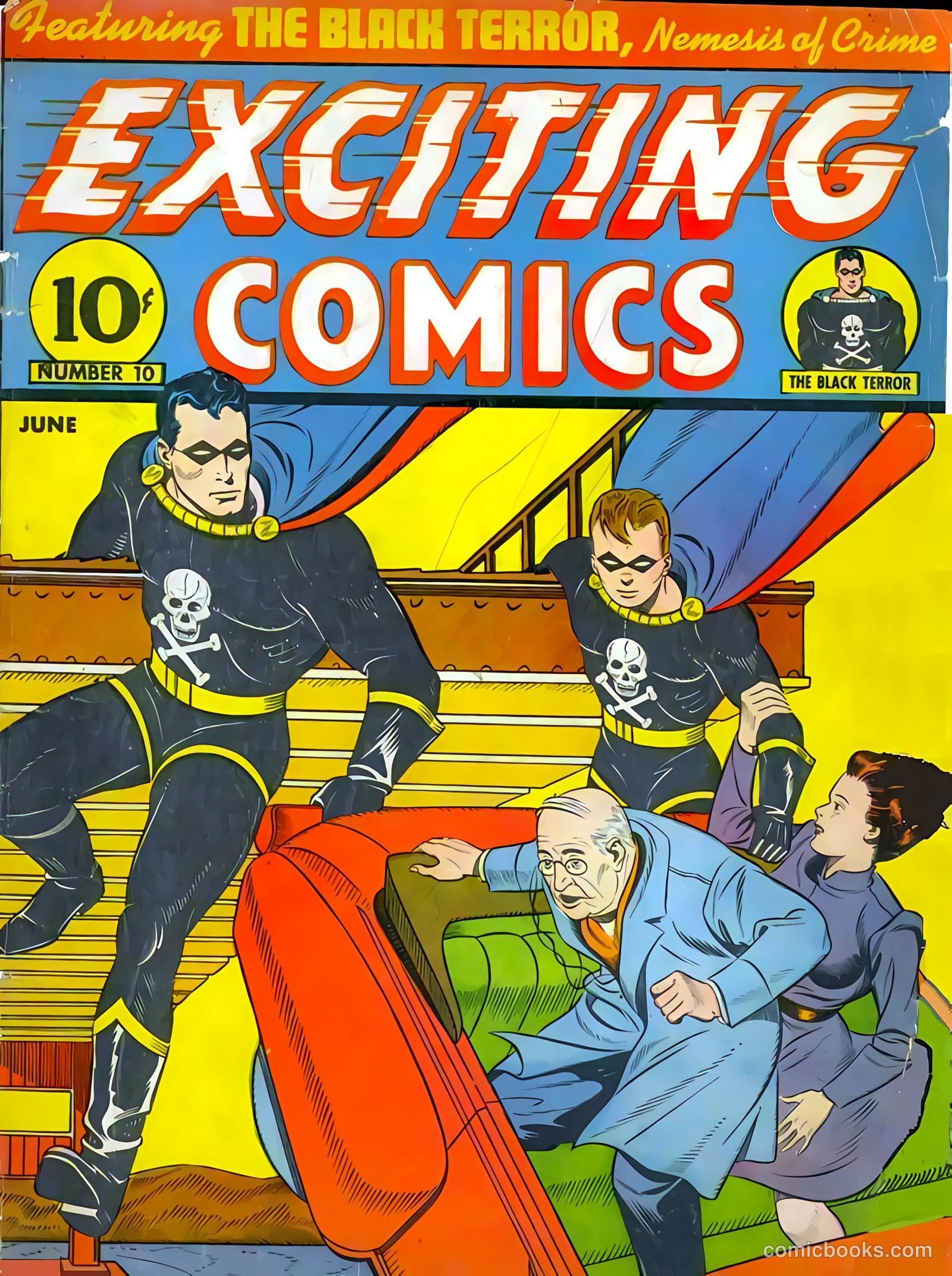 Exciting Comics #10 — page 1 of 68