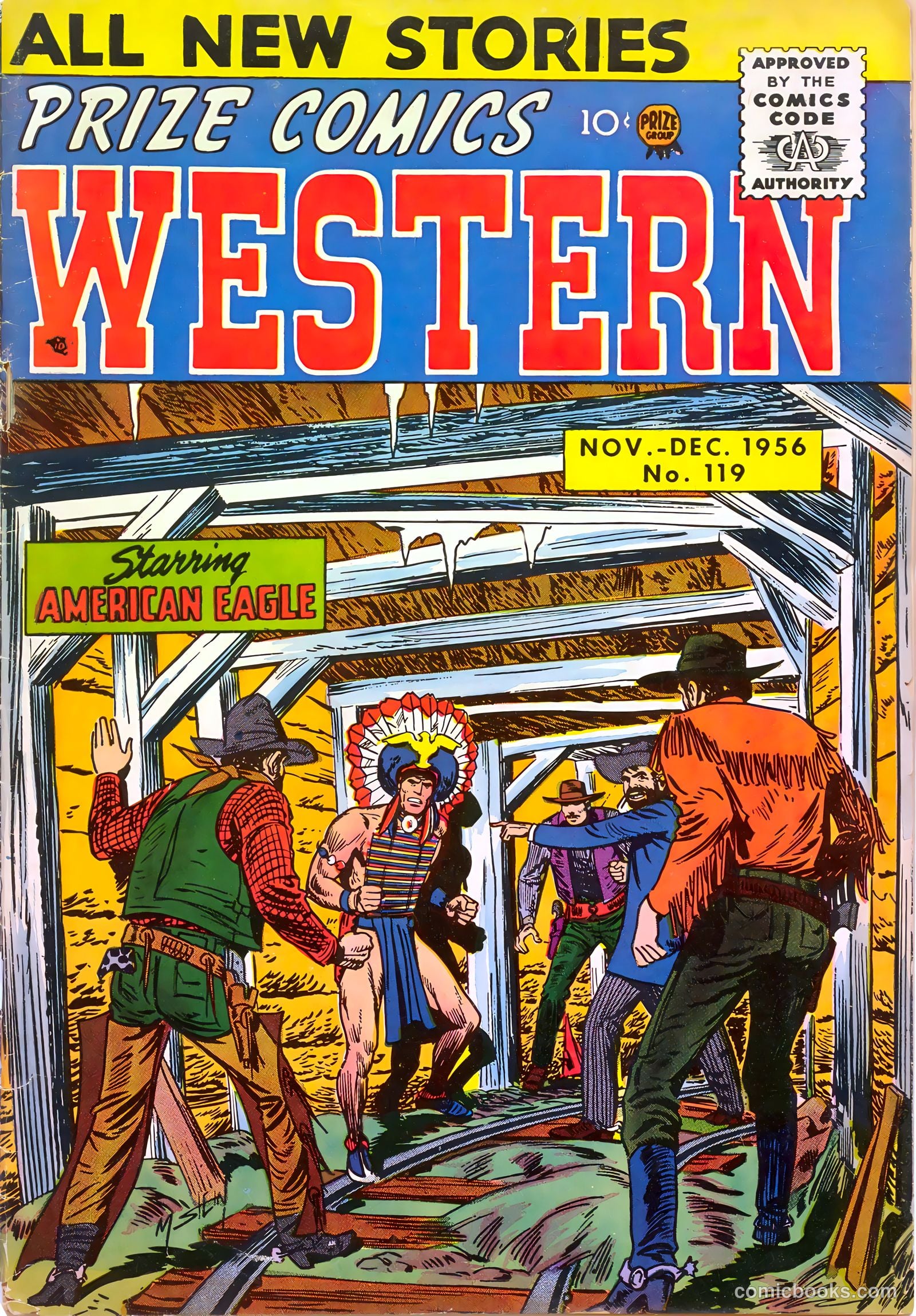 Prize Comics Western #119 — page 1 of 36