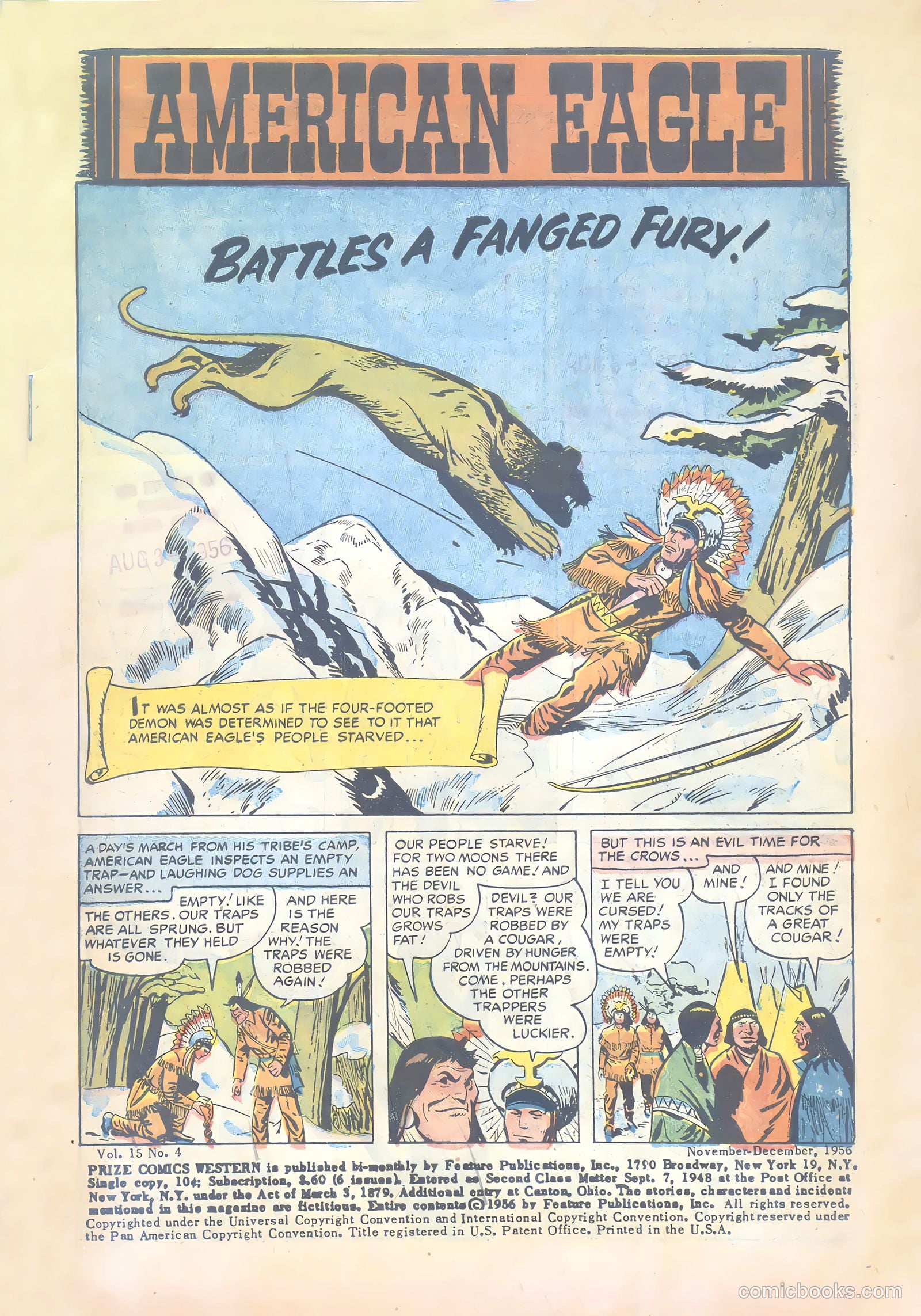 Prize Comics Western #119 — page 3 of 36
