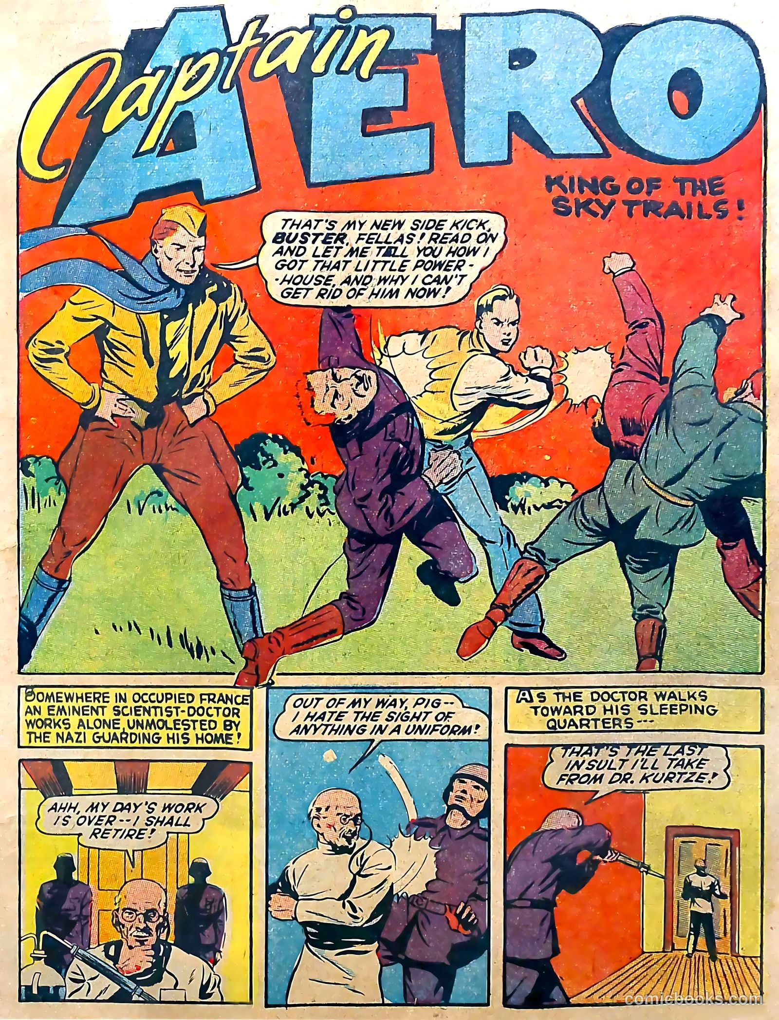 Captain Aero Comics #6 — page 3 of 68