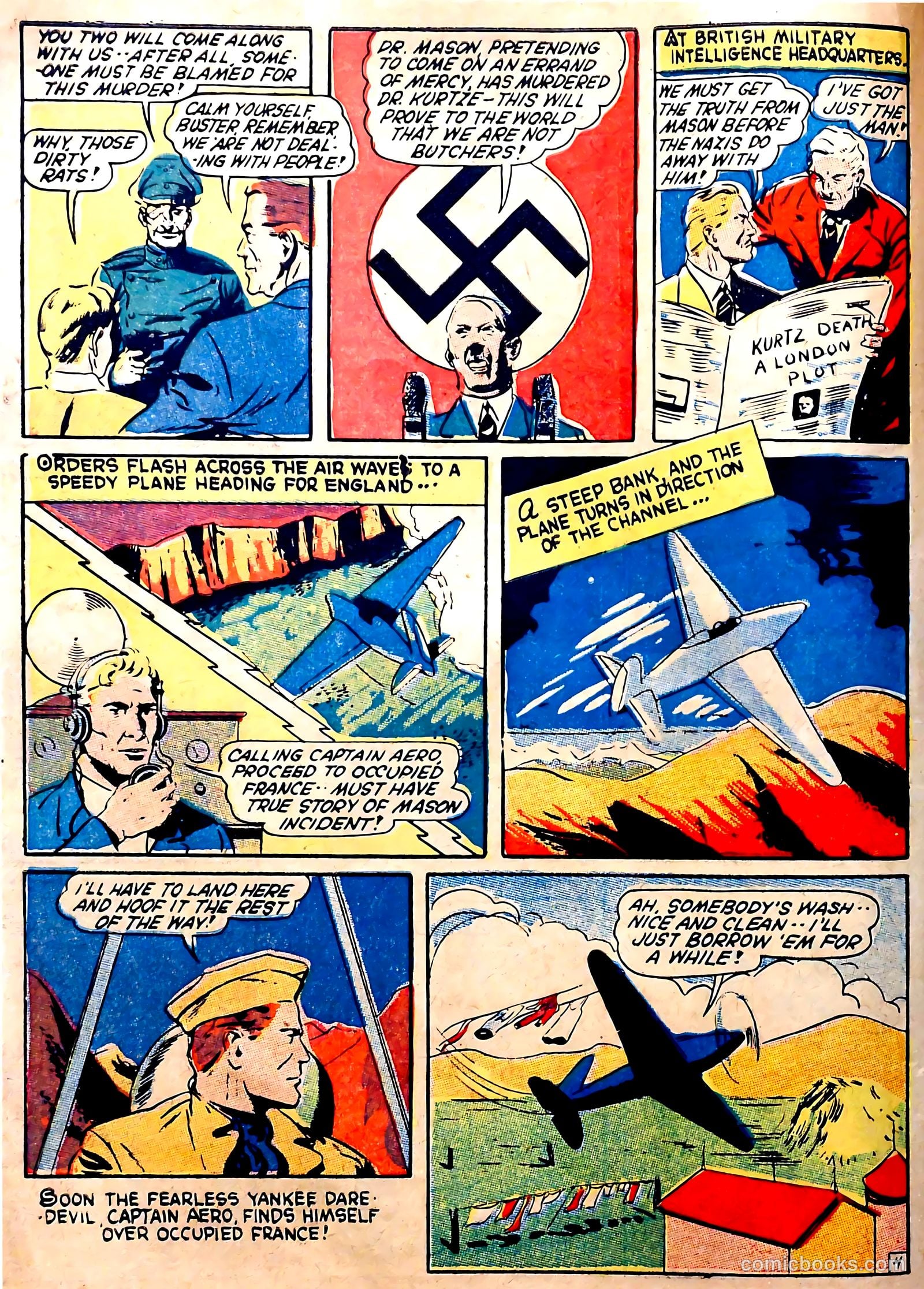 Captain Aero Comics #6 — page 6 of 68