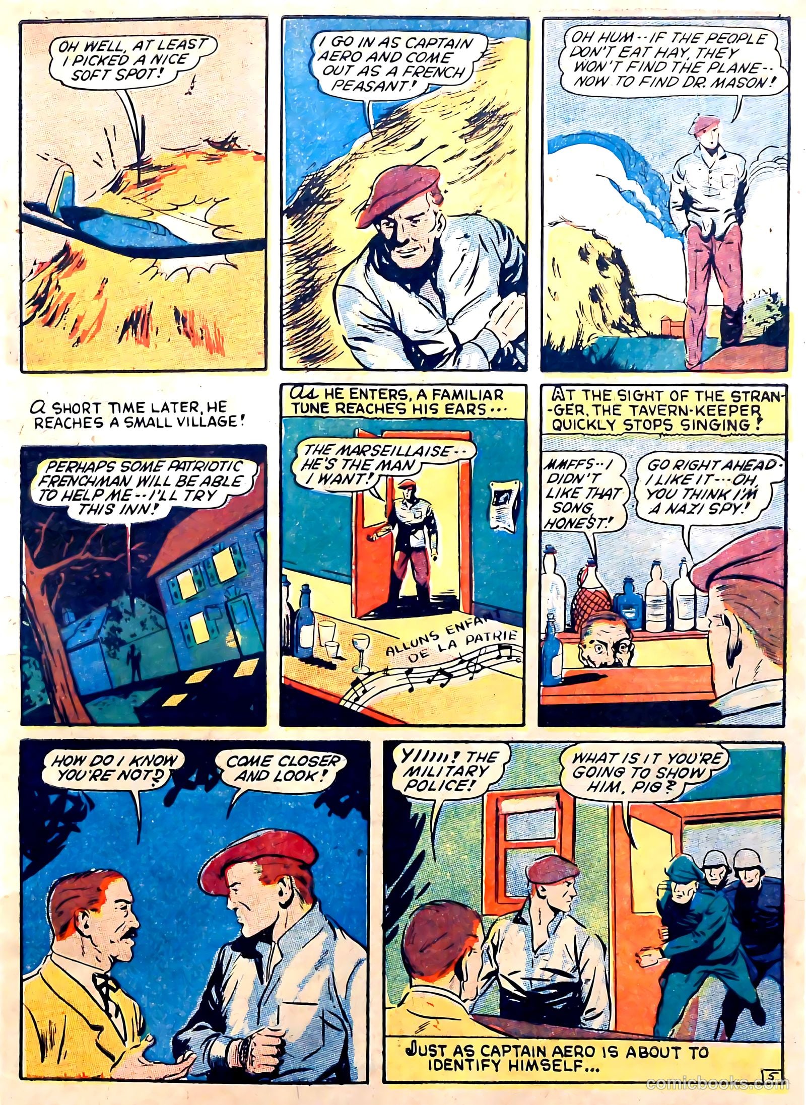 Captain Aero Comics #6 — page 7 of 68