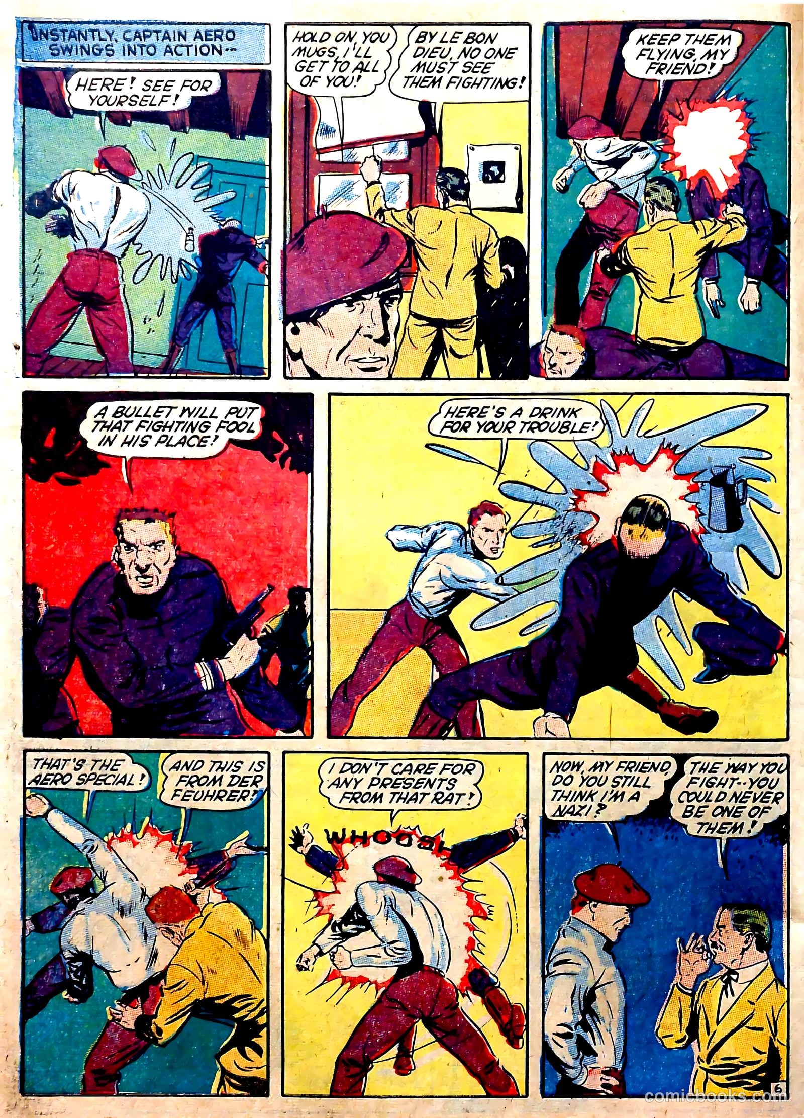 Captain Aero Comics #6 — page 8 of 68