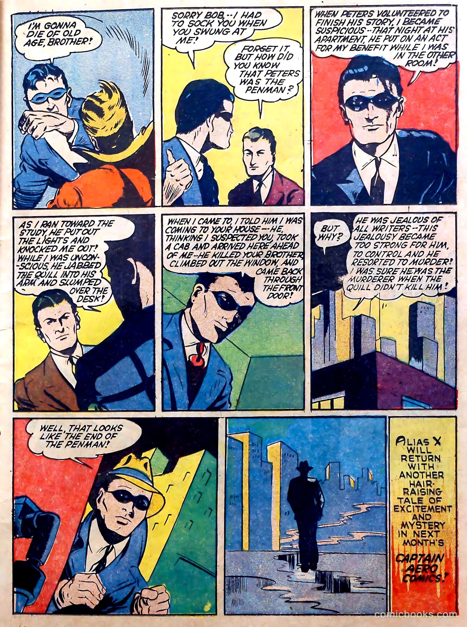 Captain Aero Comics #6 — page 19 of 68