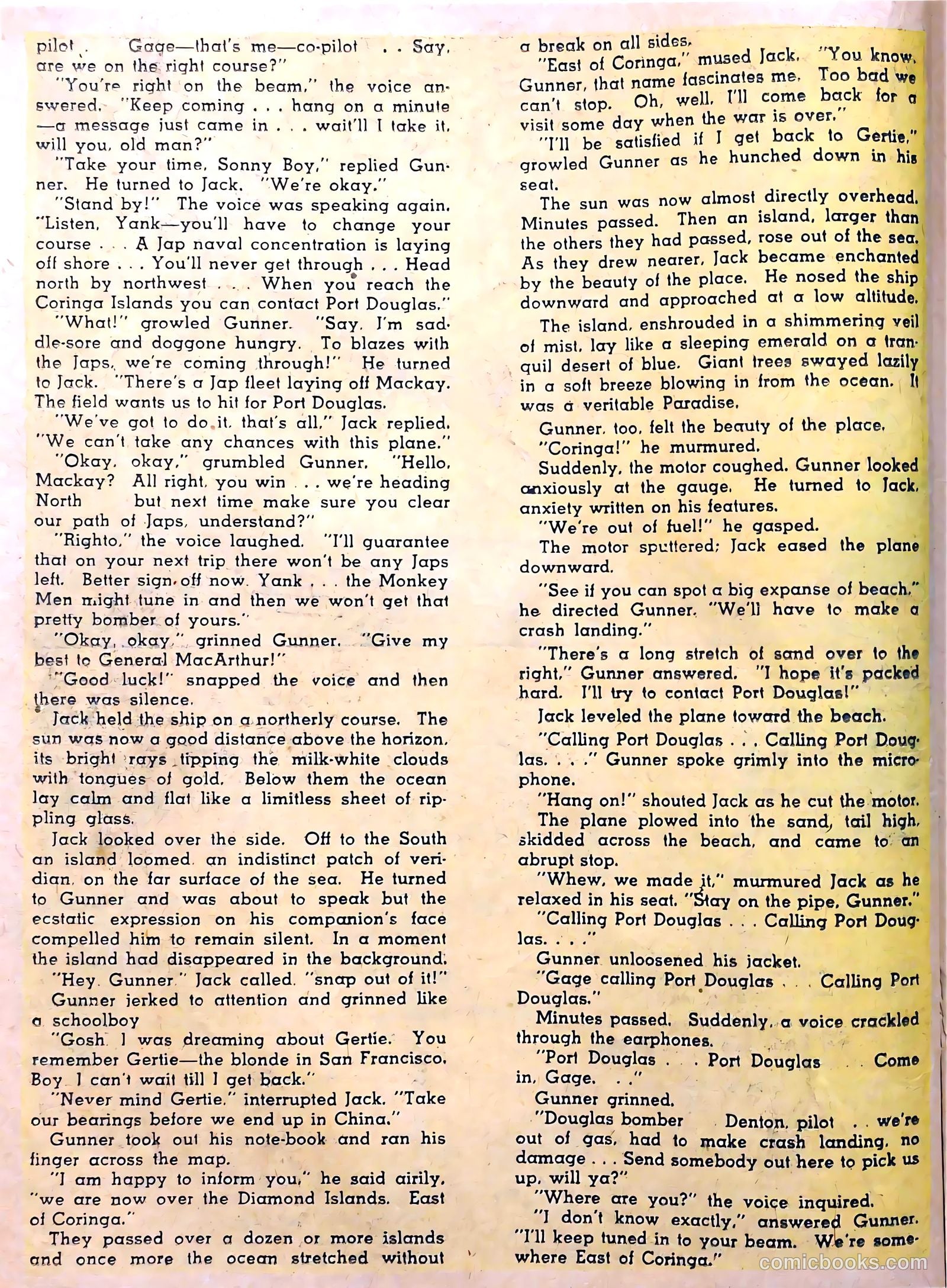 Captain Aero Comics #6 — page 32 of 68