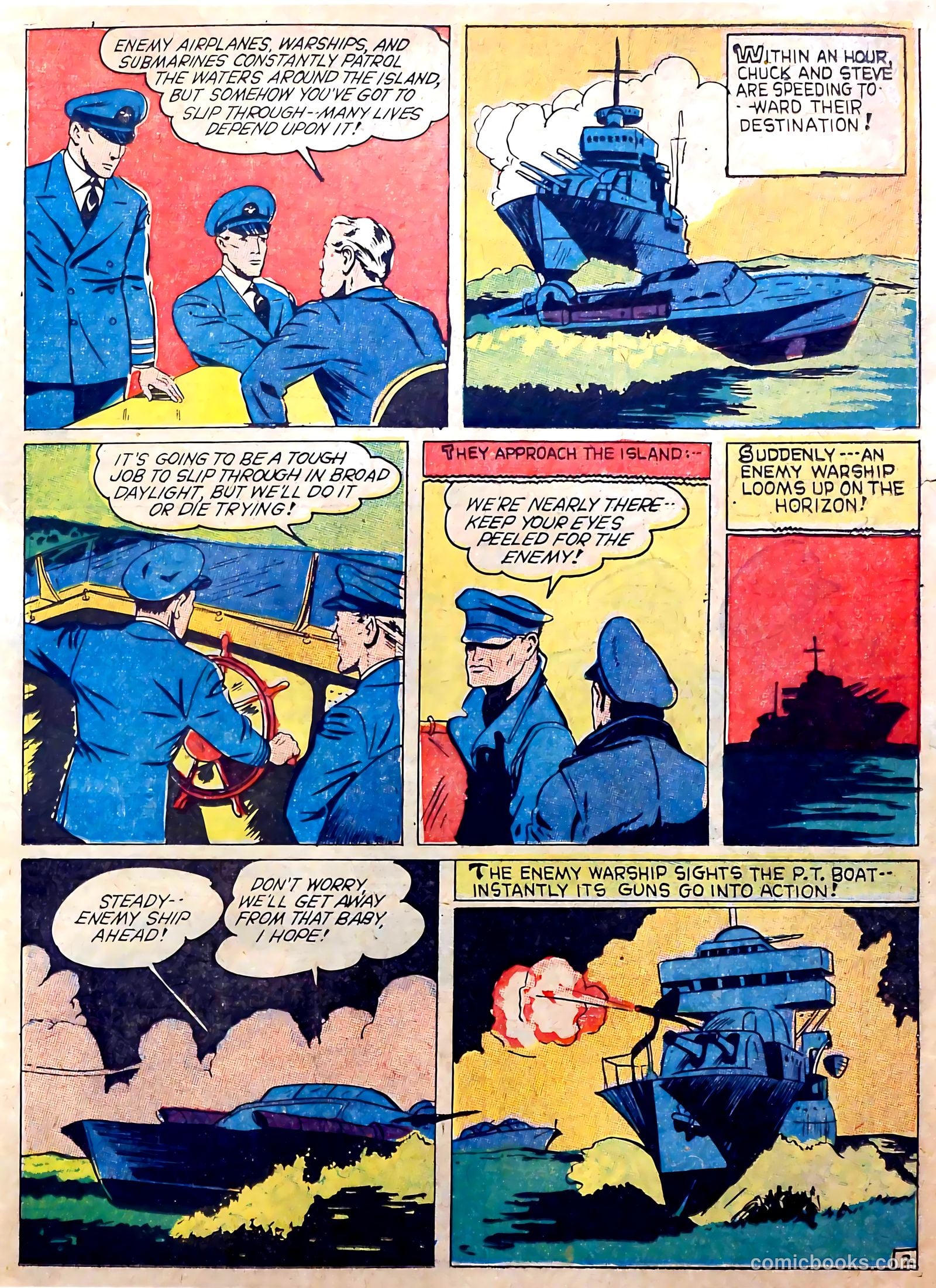 Captain Aero Comics #6 — page 35 of 68