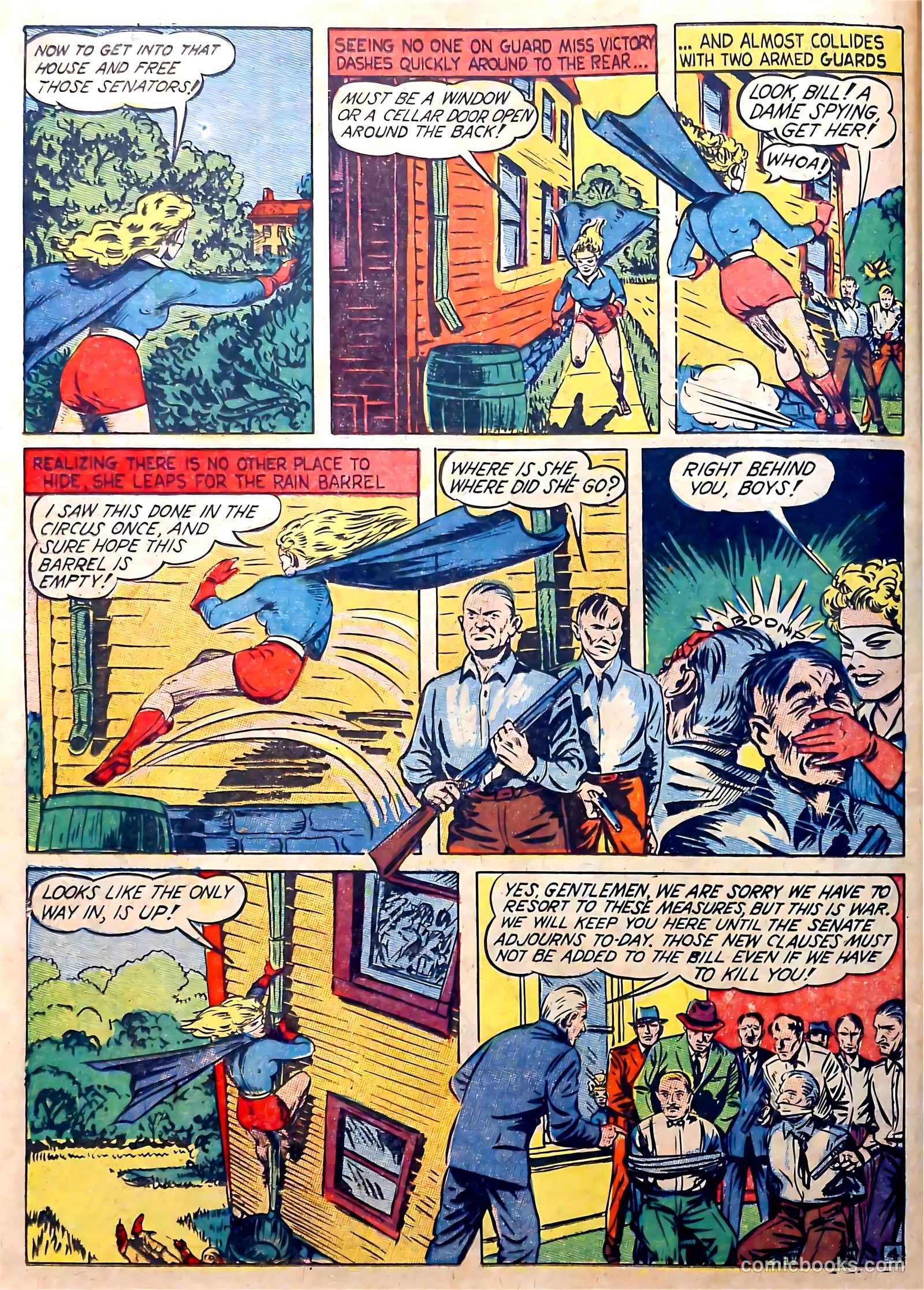 Captain Aero Comics #6 — page 50 of 68