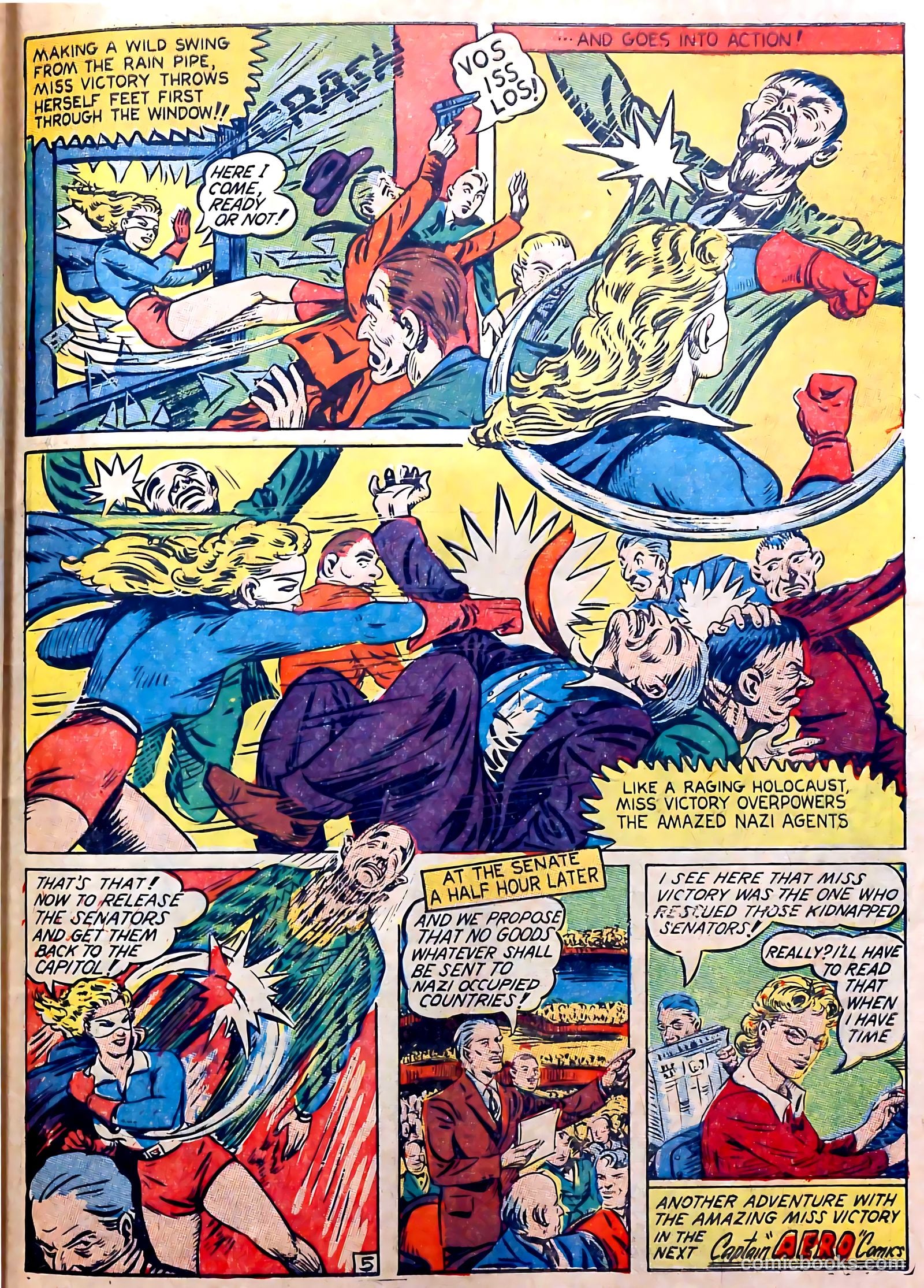 Captain Aero Comics #6 — page 51 of 68