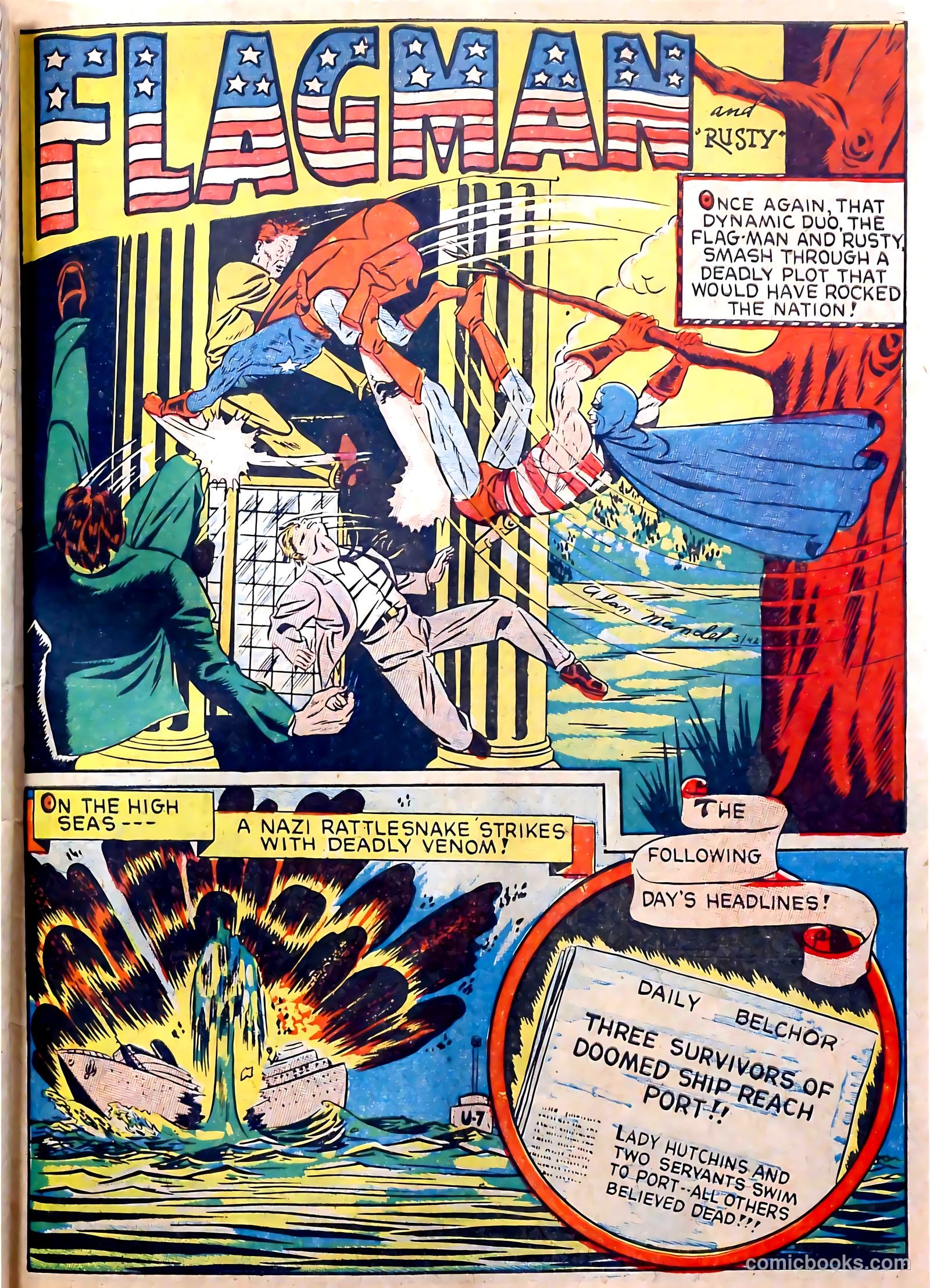Captain Aero Comics #6 — page 59 of 68