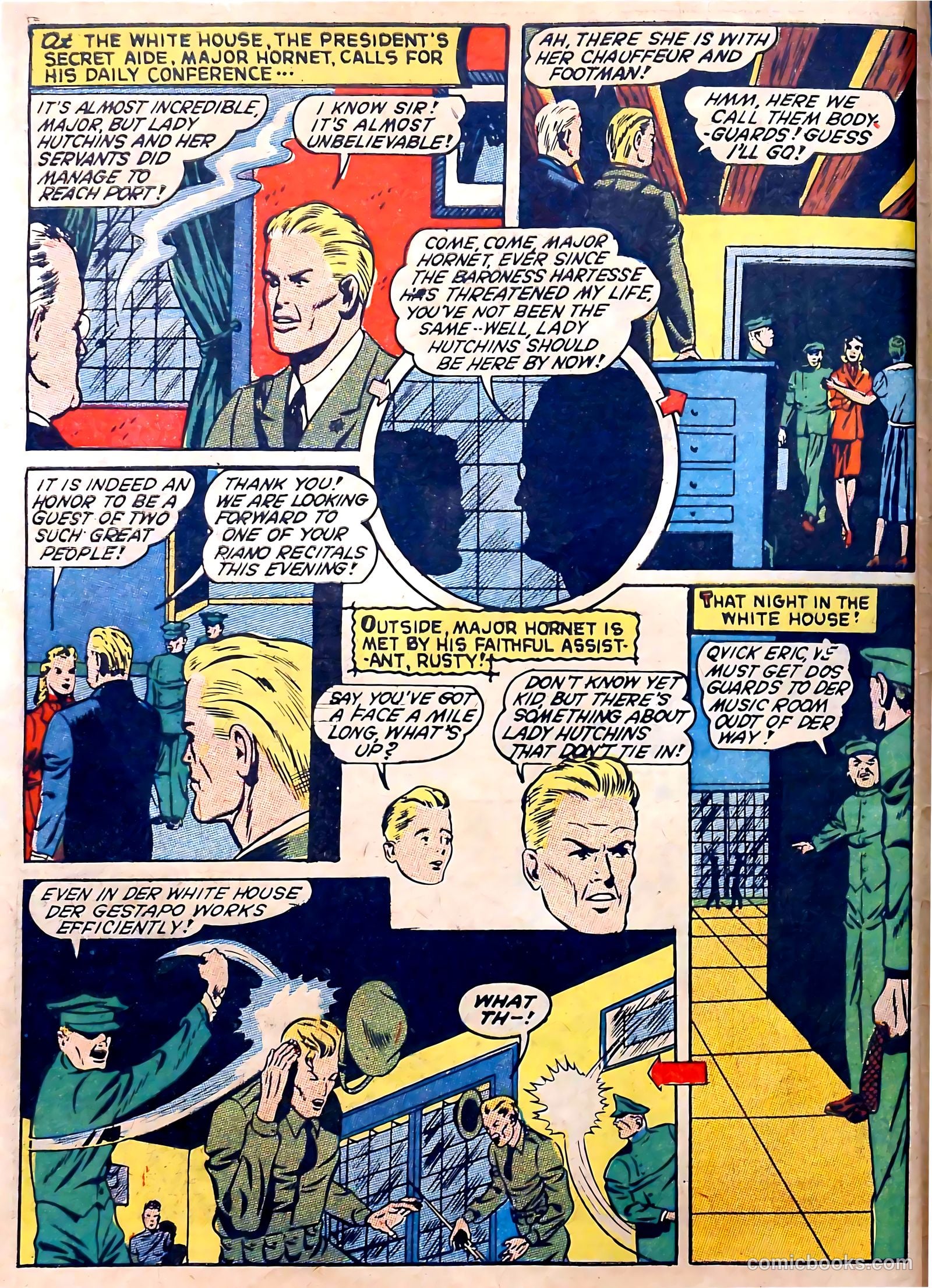 Captain Aero Comics #6 — page 60 of 68