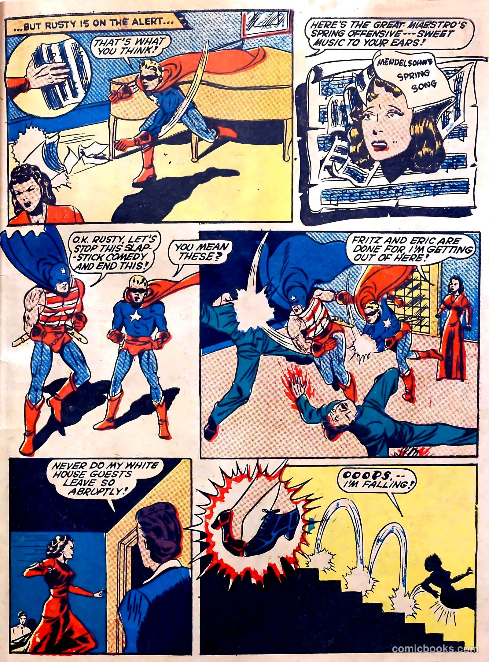 Captain Aero Comics #6 — page 65 of 68