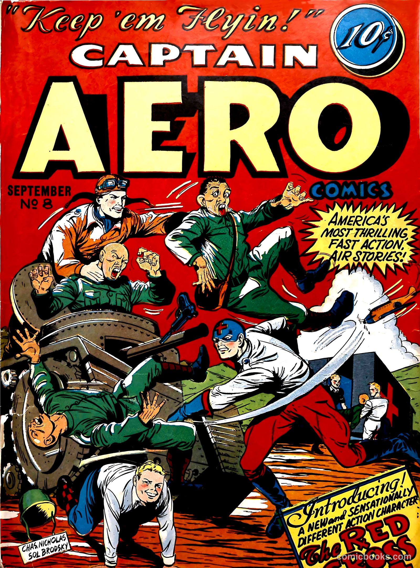 Captain Aero Comics #8 — page 1 of 68