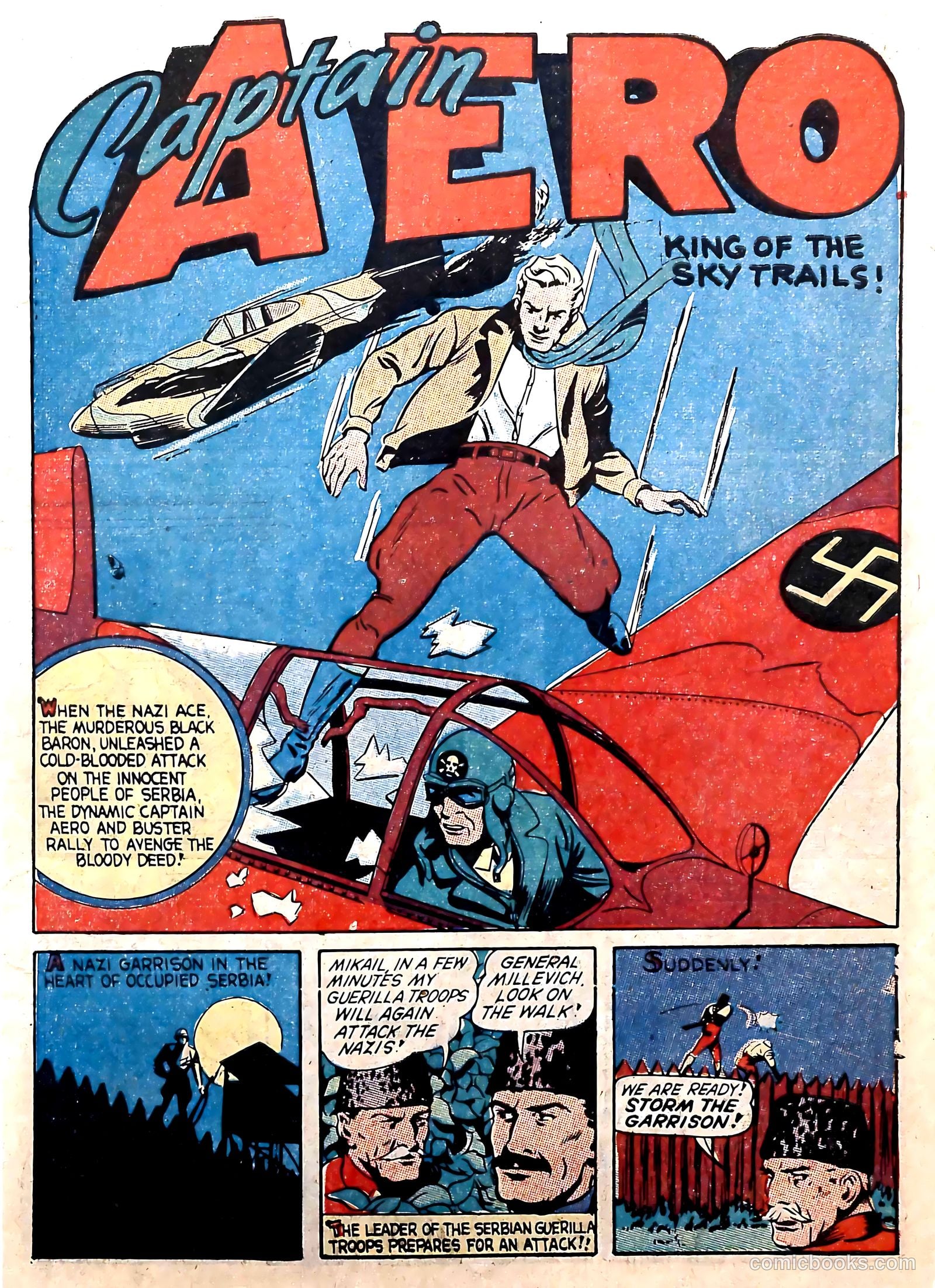 Captain Aero Comics #8 — page 3 of 68