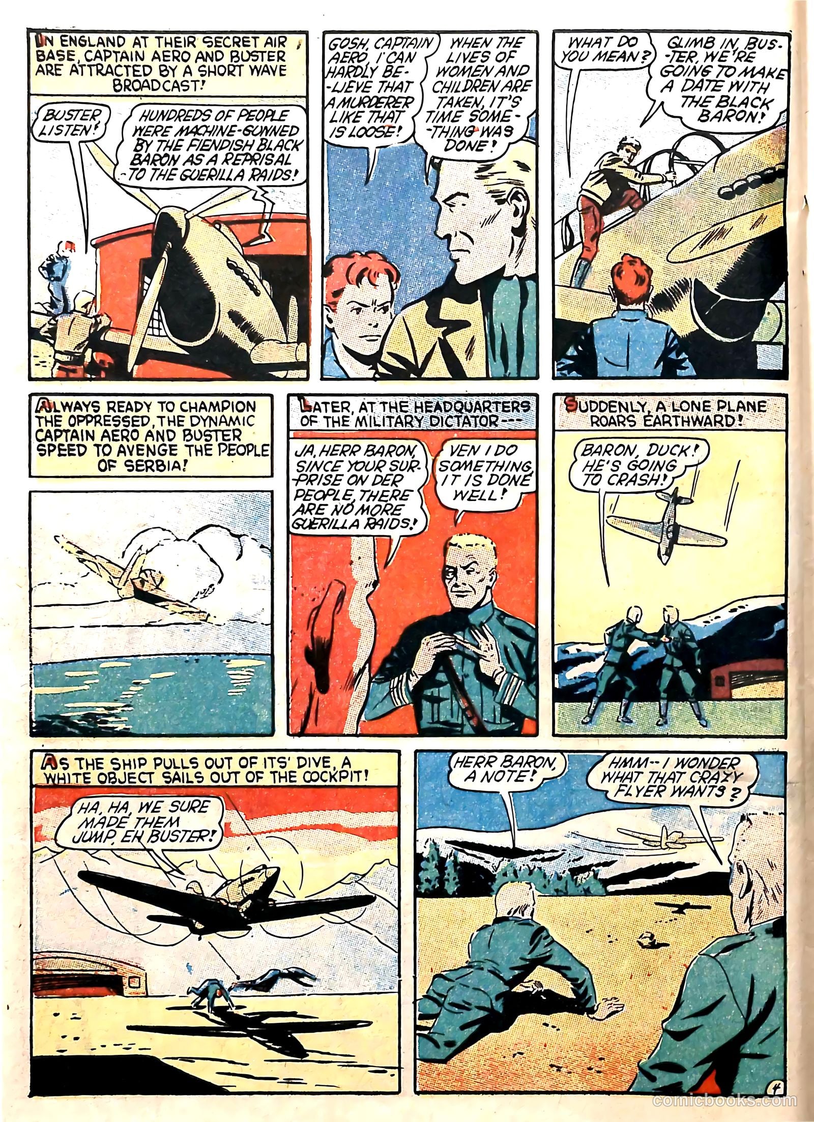 Captain Aero Comics #8 — page 6 of 68