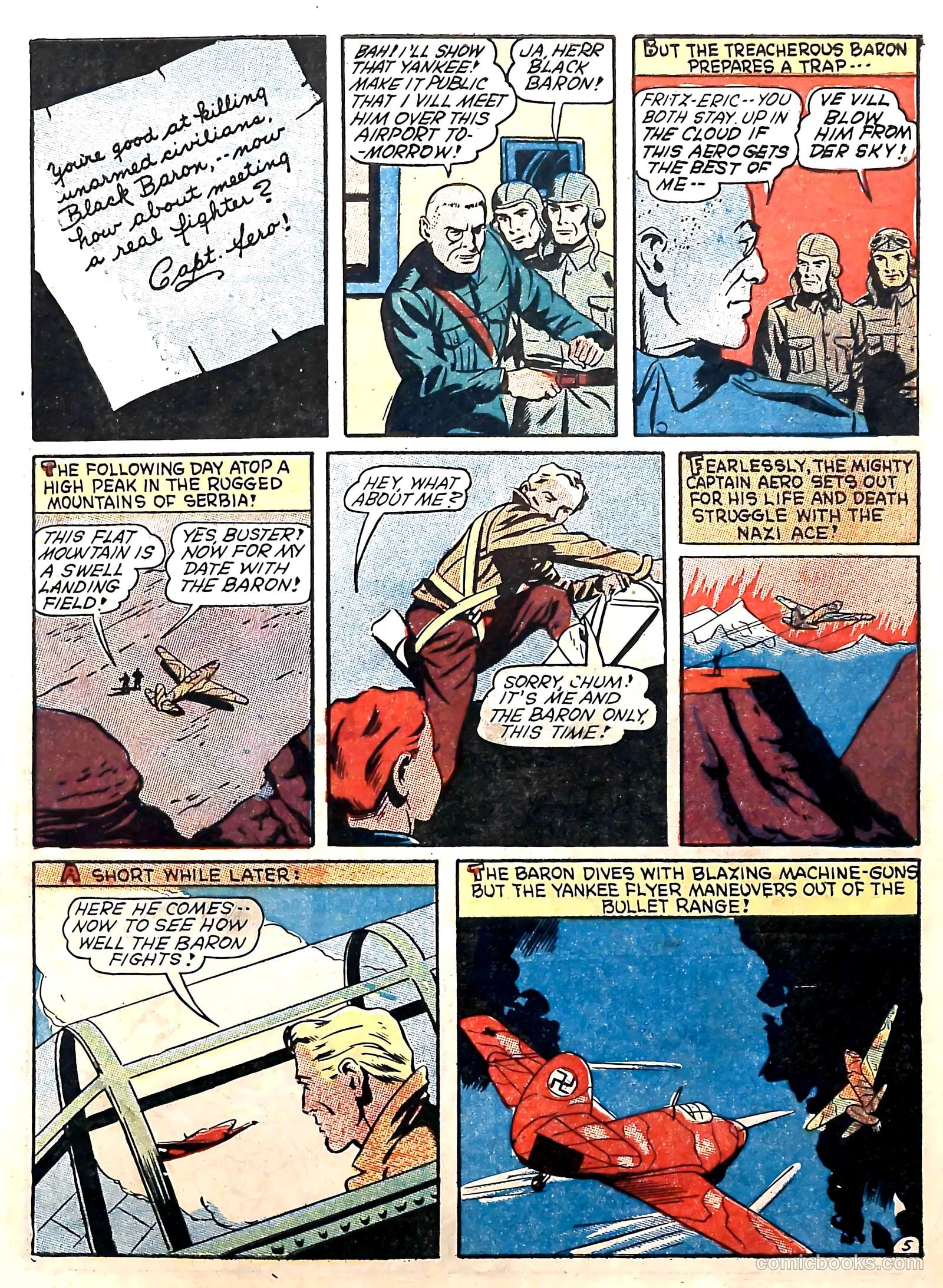 Captain Aero Comics #8 — page 7 of 68