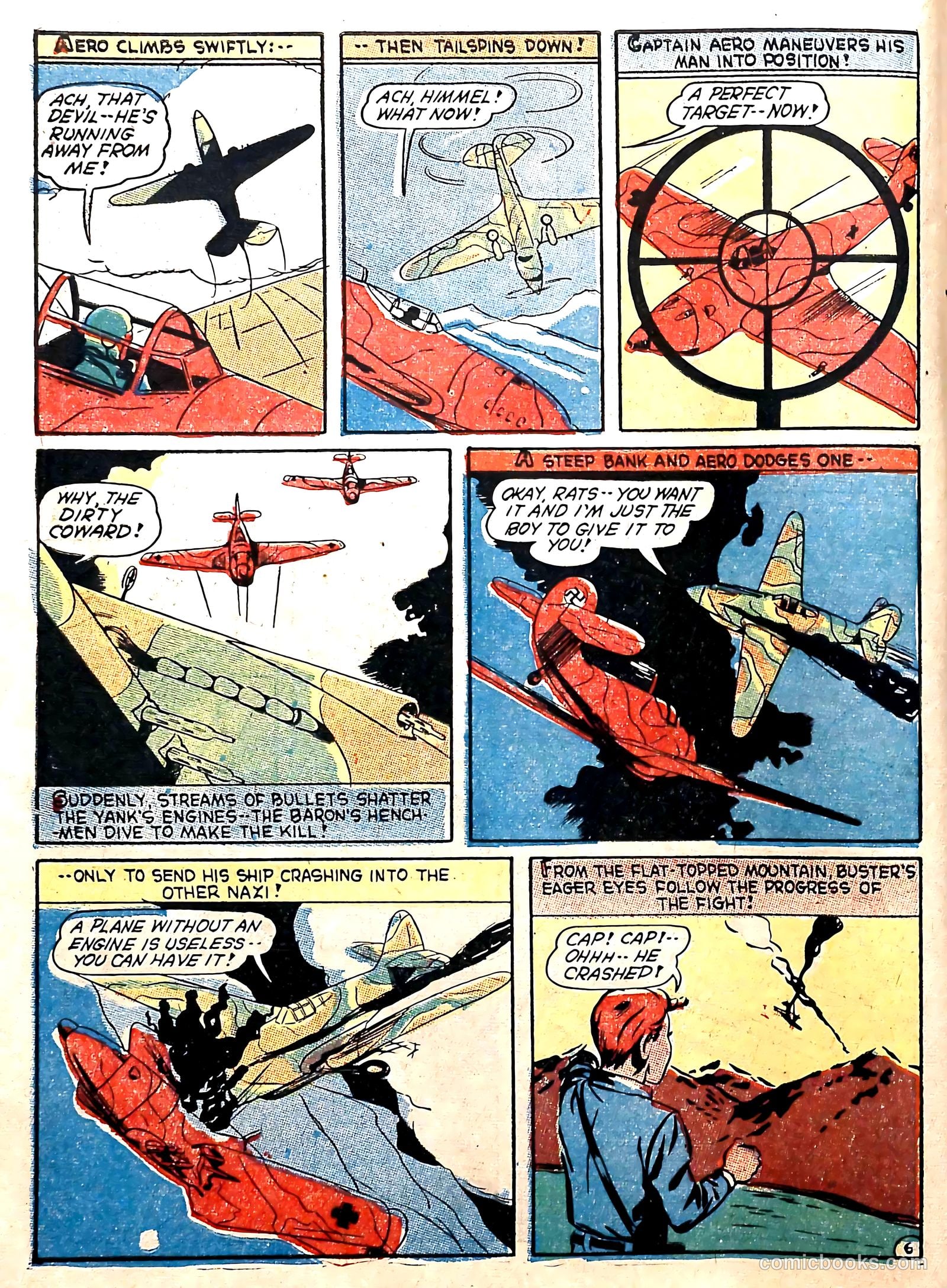 Captain Aero Comics #8 — page 8 of 68